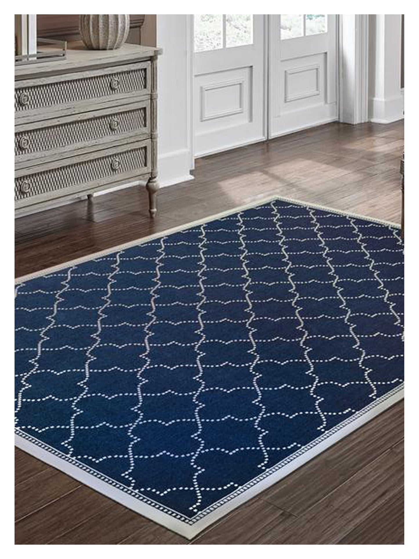 Oriental Weavers MARINA 6025P Navy Ivory Outdoor Machinemade Rug