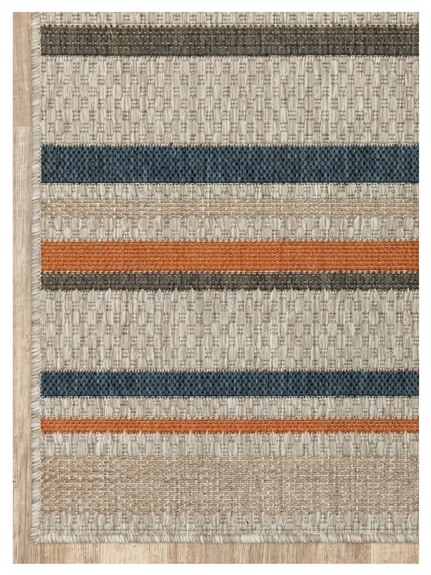 Oriental Weavers LATITUDE 602W3 Grey Blue Outdoor Machinemade Rug