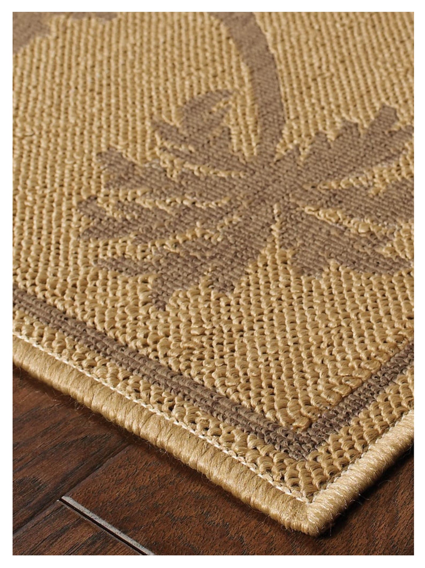 Oriental Weavers LANAI 606D7 Beige Tan Outdoor Machinemade Rug