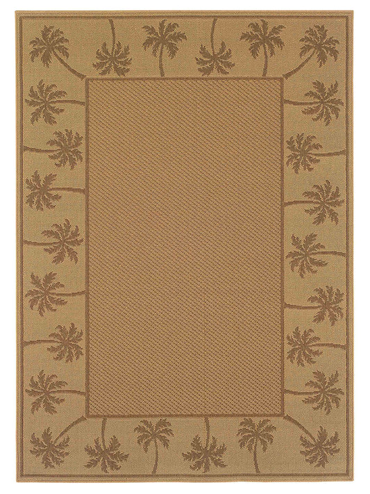 Oriental Weavers LANAI 606D7 Beige Outdoor Machinemade Rug