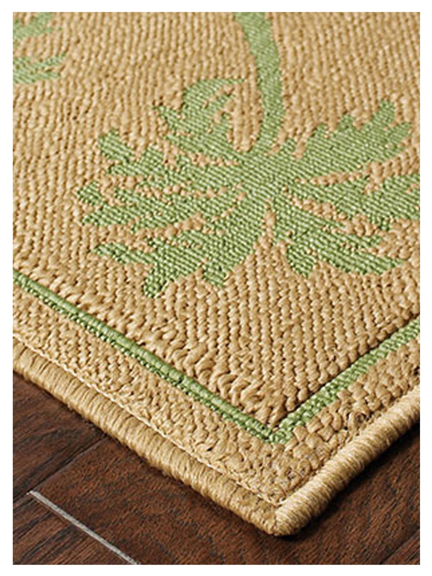 Oriental Weavers LANAI 606G6 Beige Green Outdoor Machinemade Rug