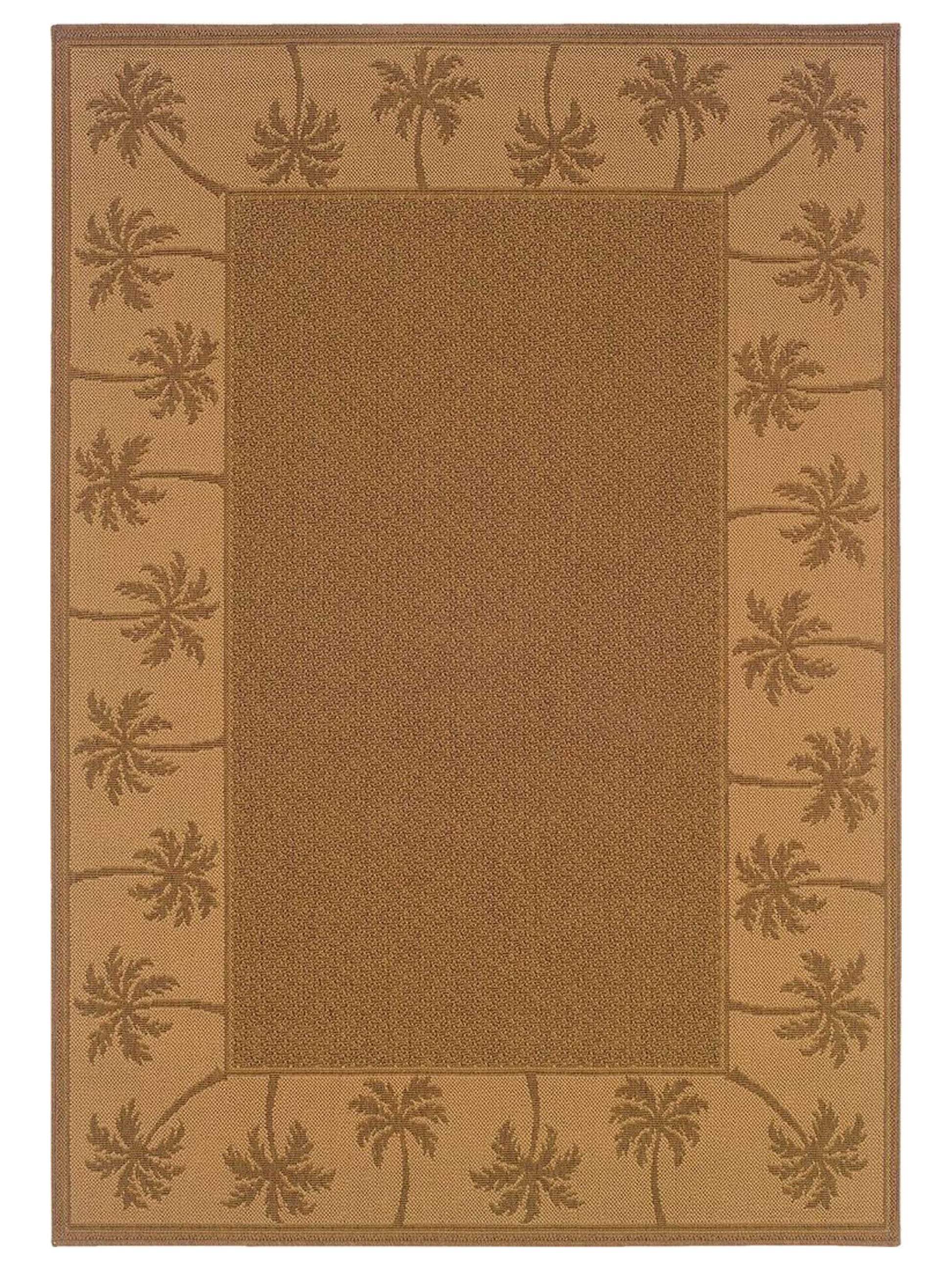 Oriental Weavers LANAI 606M7 Tan Outdoor Machinemade Rug