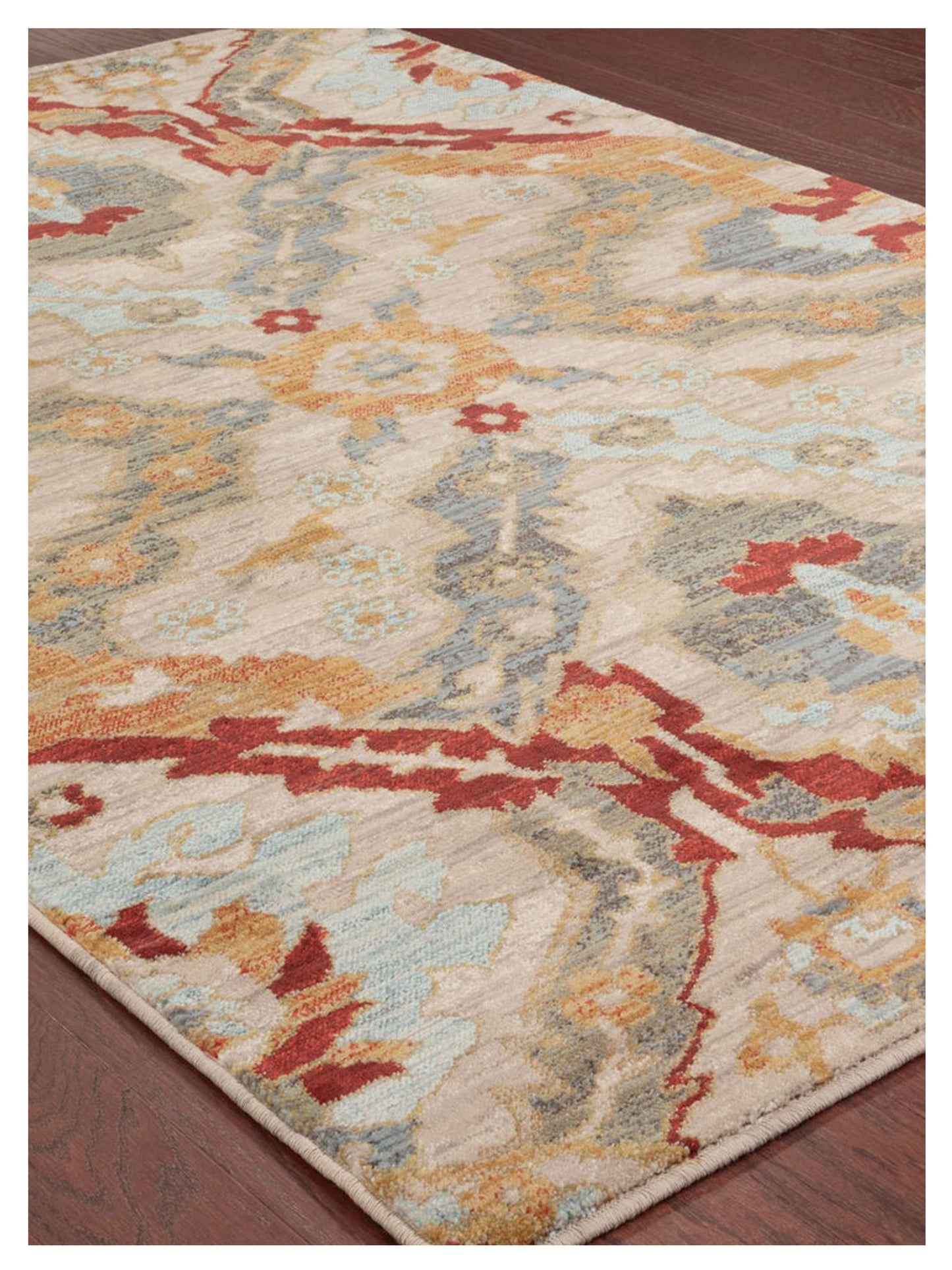 Oriental Weavers SEDONA 6357A Beige Orange Casual Machinemade Rug