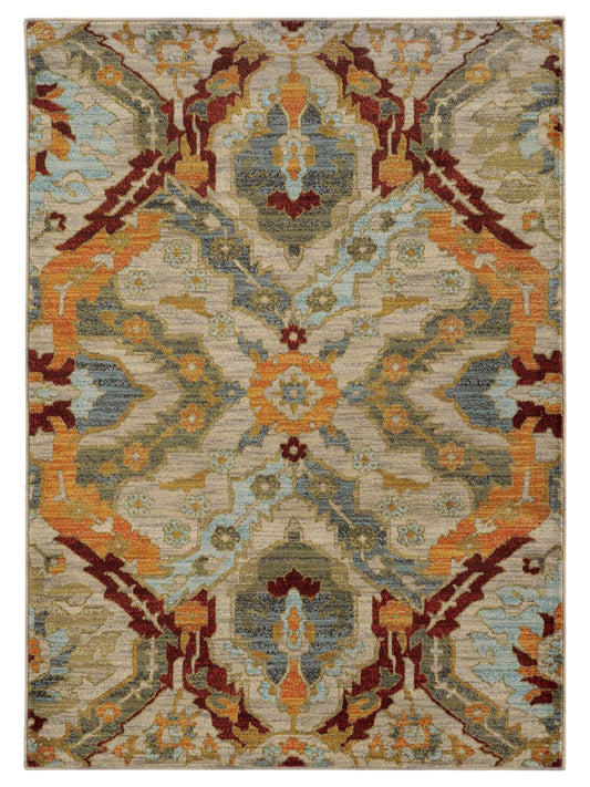 Oriental Weavers SEDONA 6357A Beige Casual Machinemade Rug