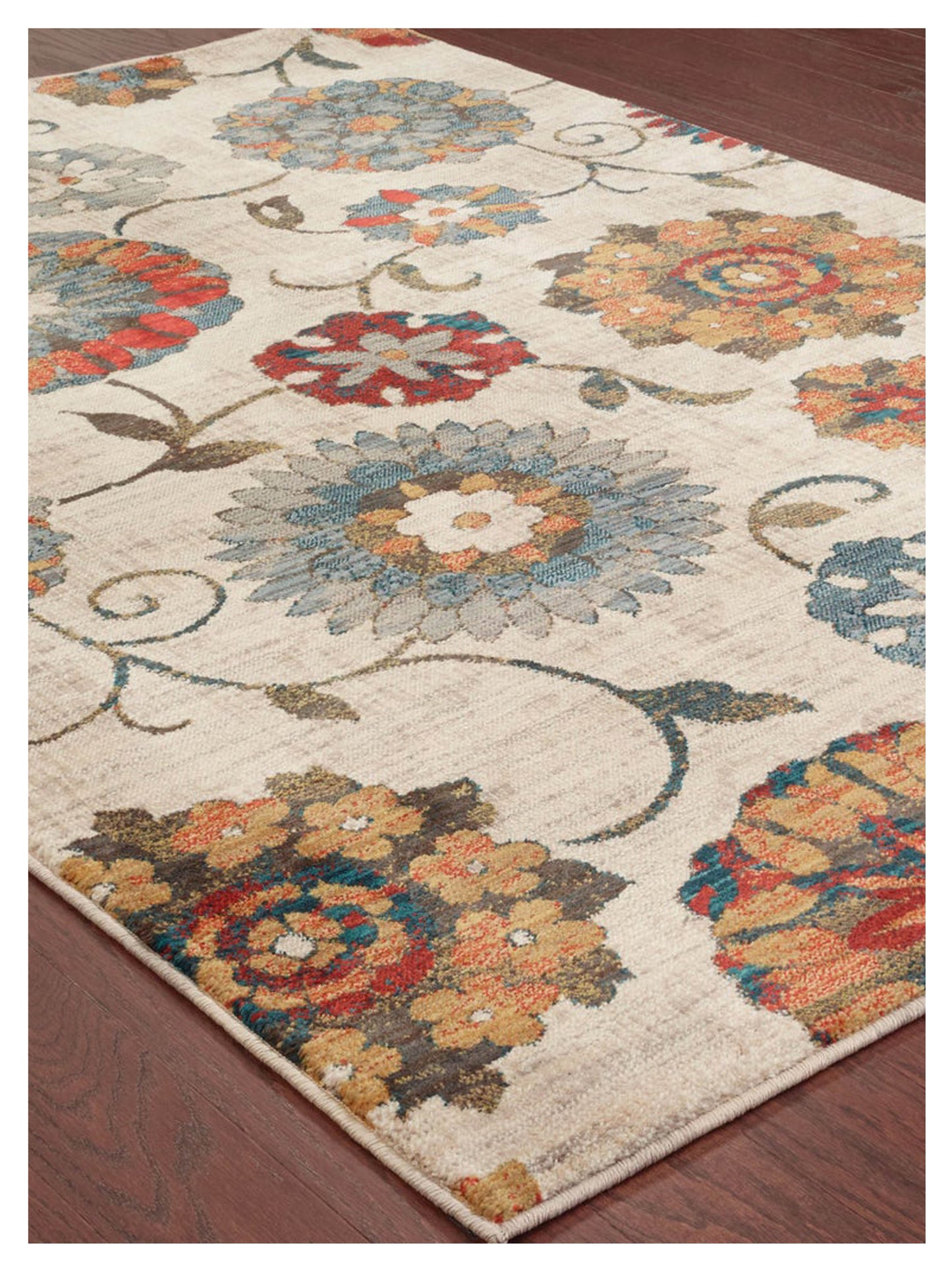 Oriental Weavers SEDONA 6361A Ivory Multi Casual Machinemade Rug