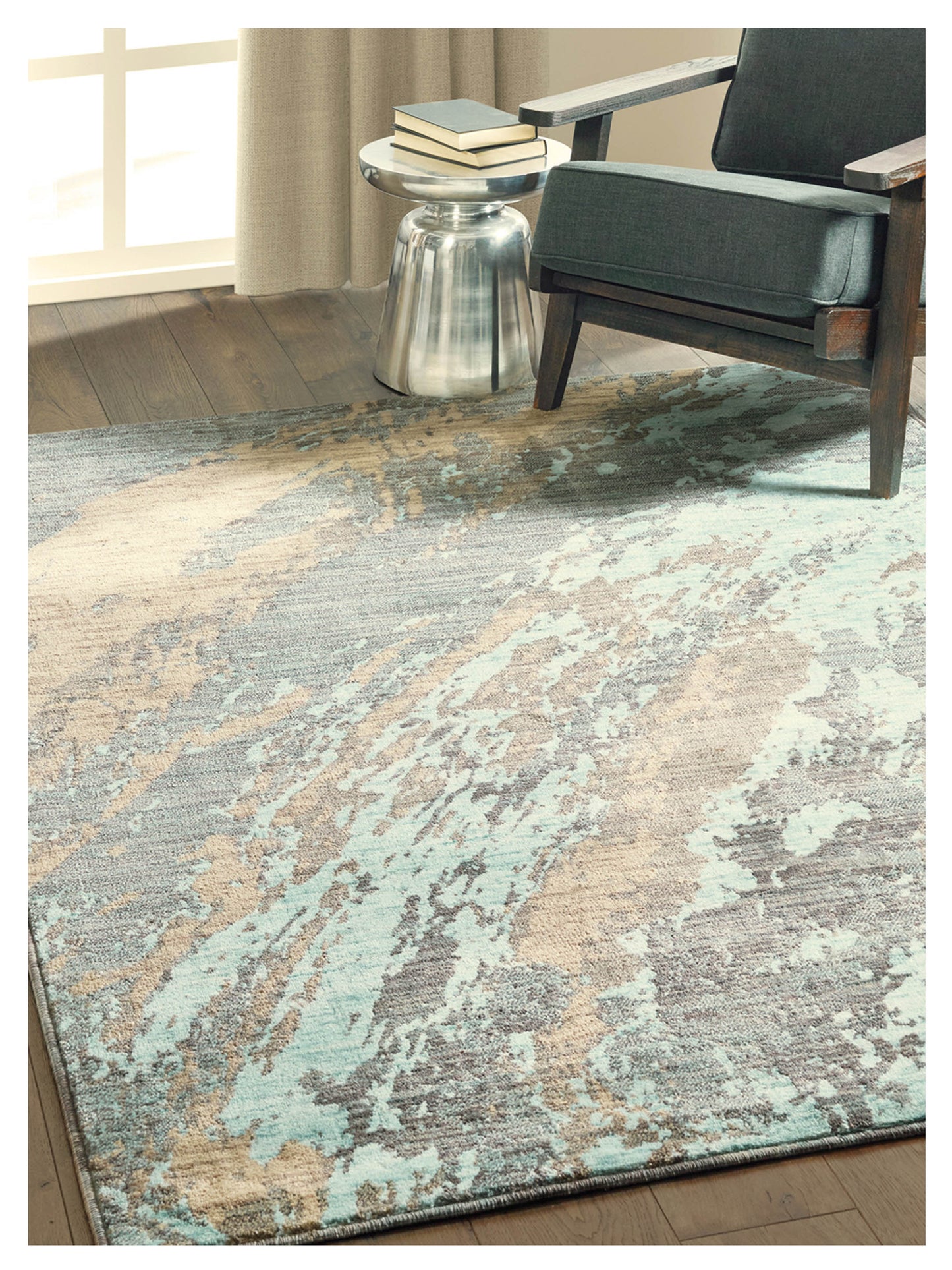 Oriental Weavers SEDONA 6367A Blue Grey Contemporary Machinemade Rug