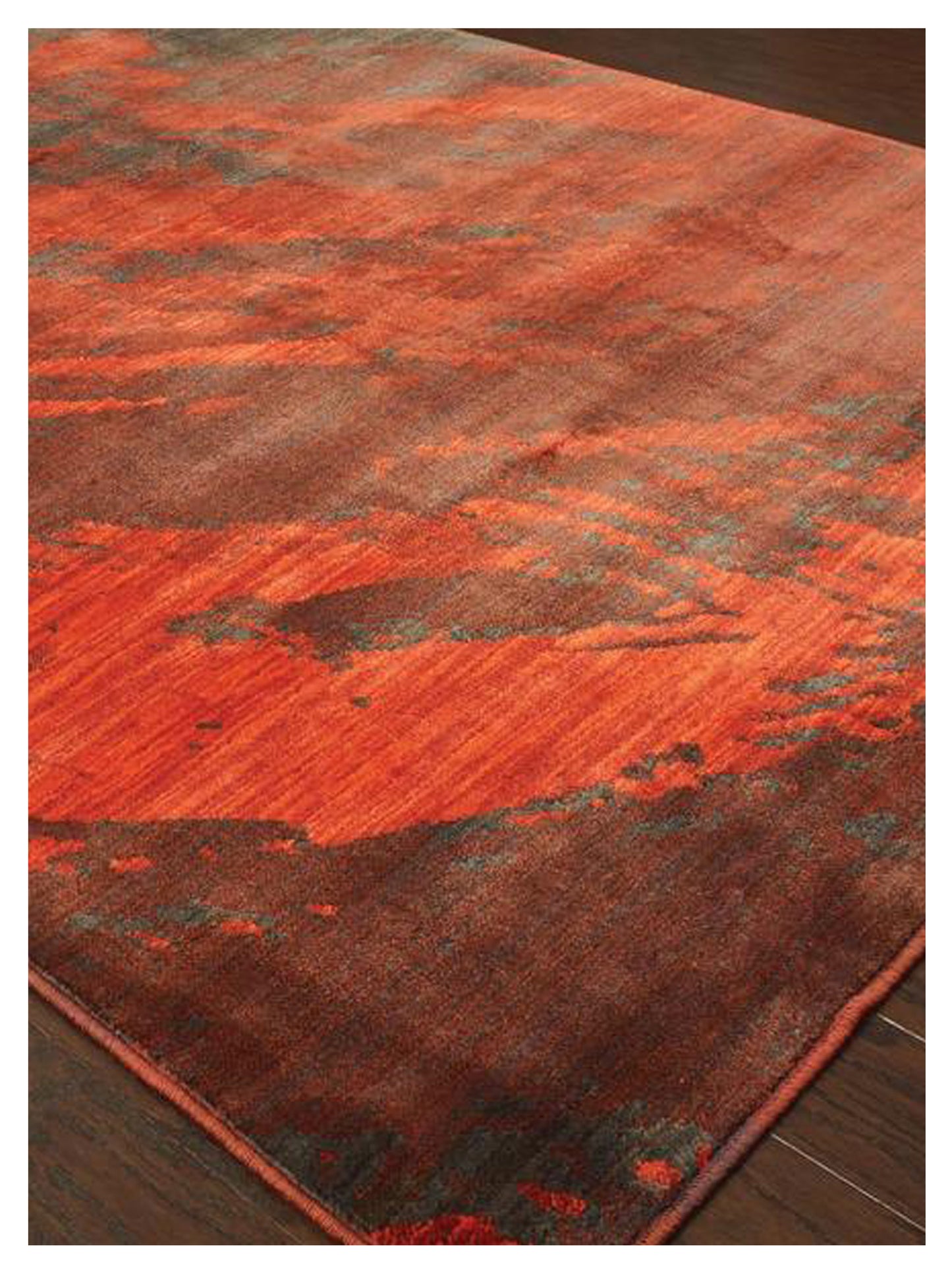 Oriental Weavers SEDONA 6367B Red Charcoal Contemporary Machinemade Rug