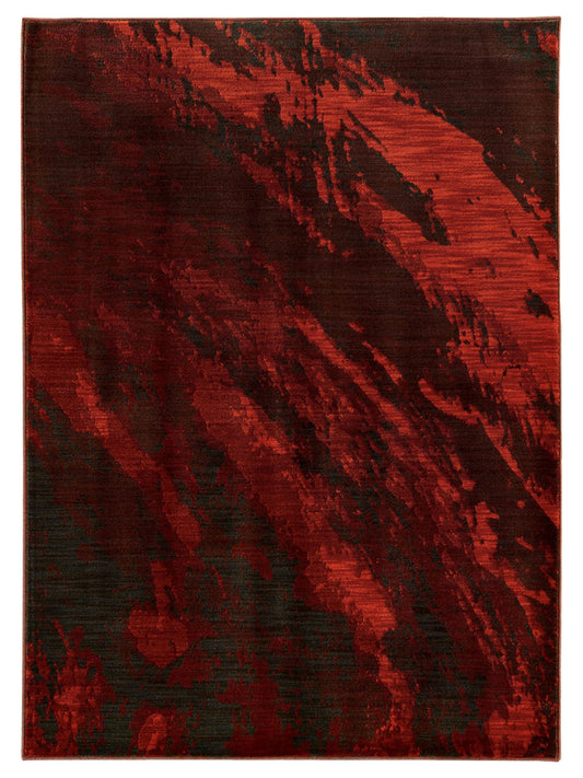 Oriental Weavers SEDONA 6367B Red Contemporary Machinemade Rug