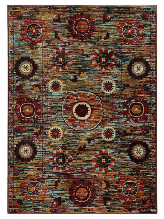 Oriental Weavers SEDONA 6408K Multi Casual Machinemade Rug