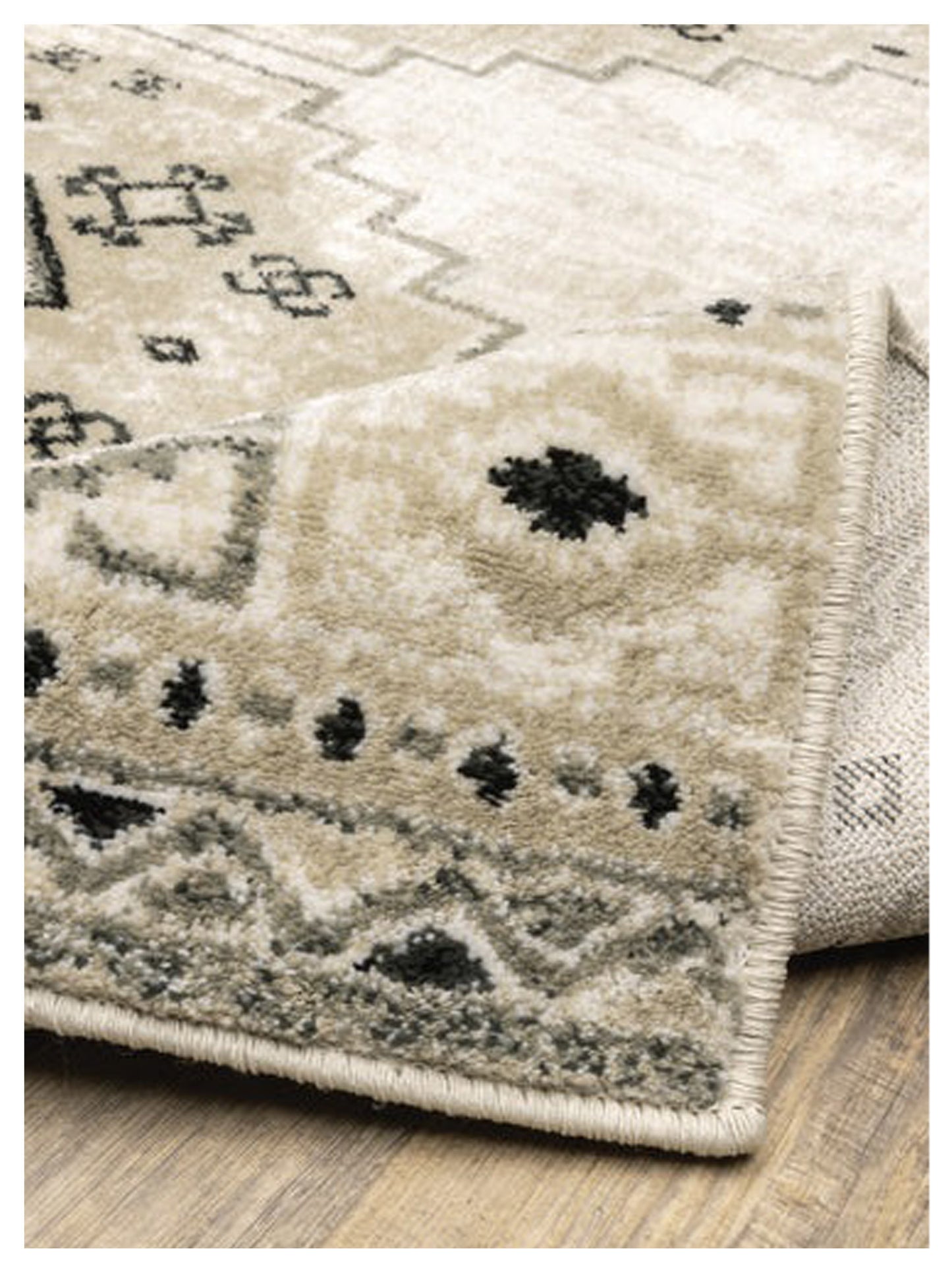 Oriental Weavers GEORGIA 643A0 Ivory Grey Casual Machinemade Rug