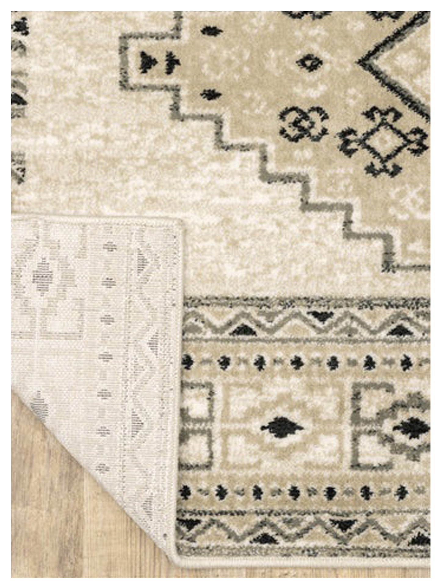 Oriental Weavers GEORGIA 643A0 Ivory Grey Casual Machinemade Rug