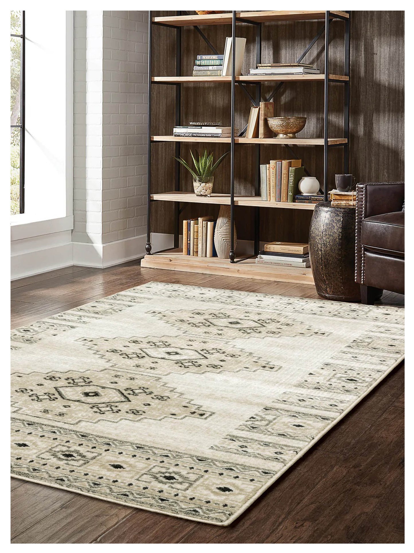 Oriental Weavers GEORGIA 643A0 Ivory Grey Casual Machinemade Rug