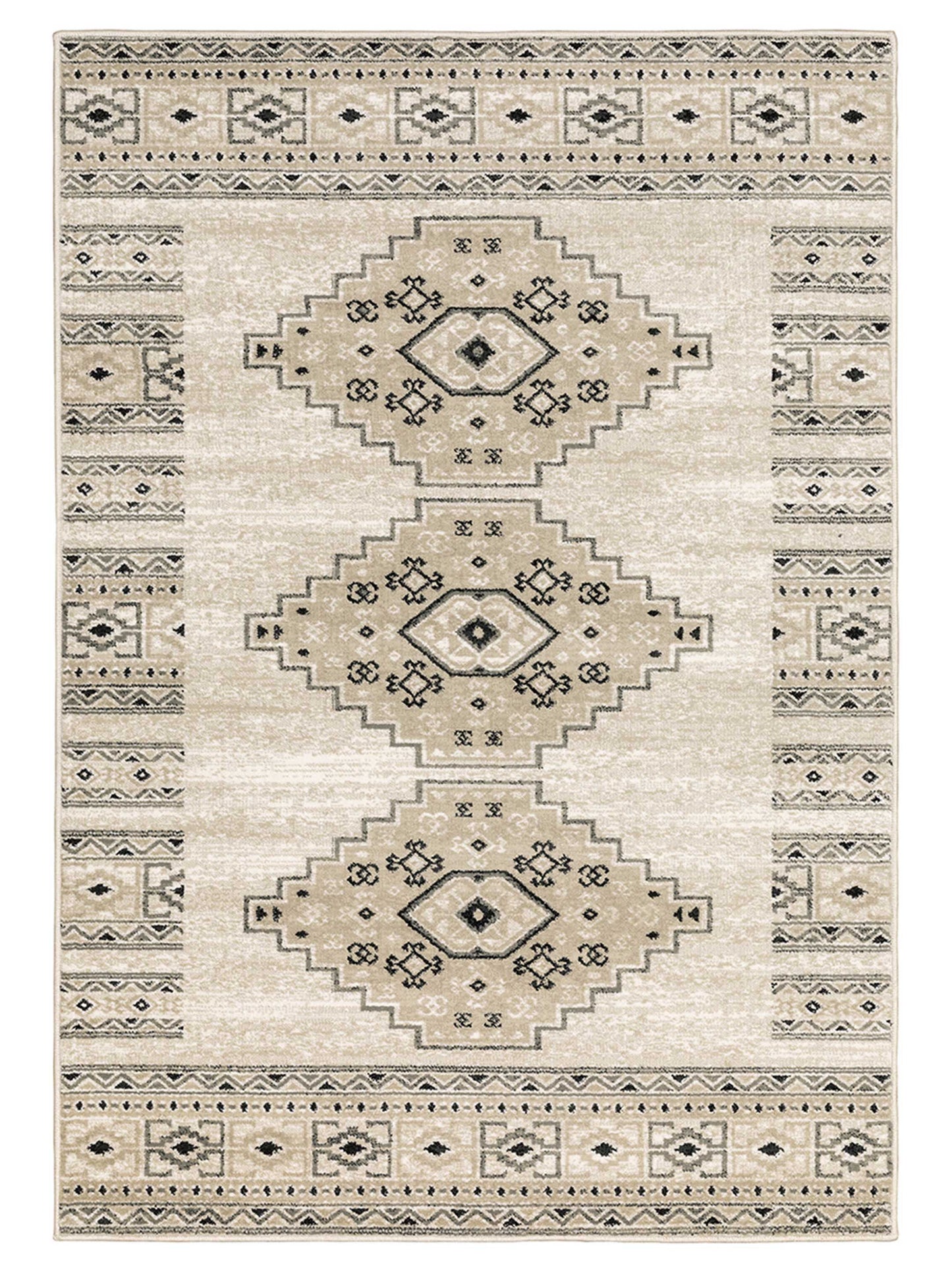 Oriental Weavers GEORGIA 643A0 Ivory Casual Machinemade Rug