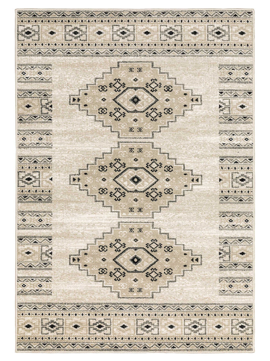 Oriental Weavers GEORGIA 643A0 Ivory Casual Machinemade Rug