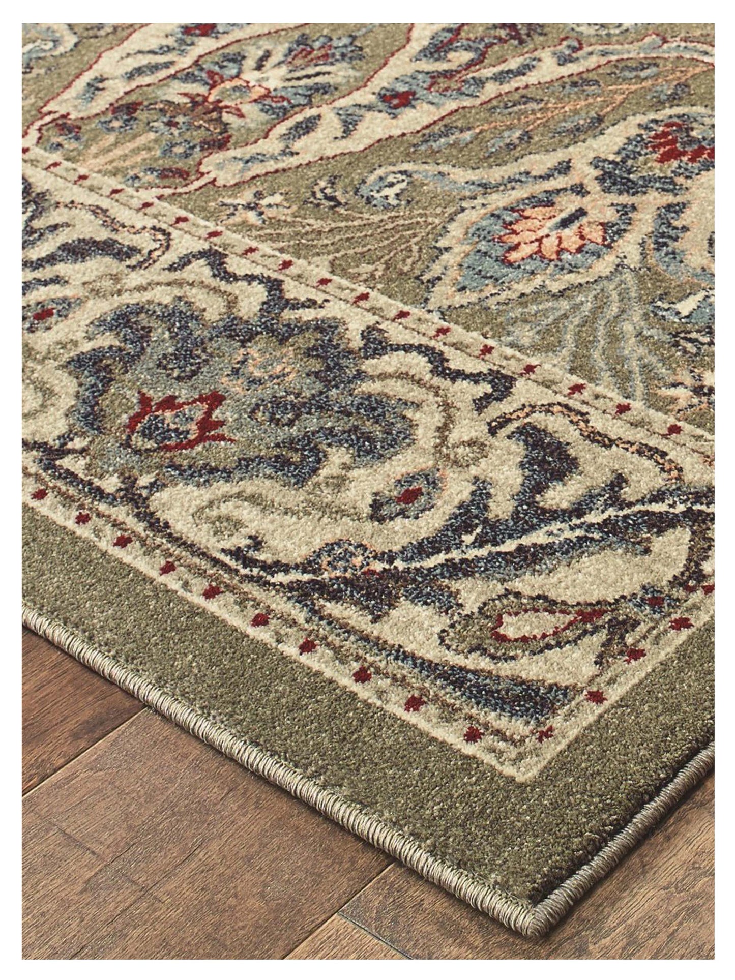 Oriental Weavers RALEIGH 655Q5 Brown Ivory Casual Machinemade Rug