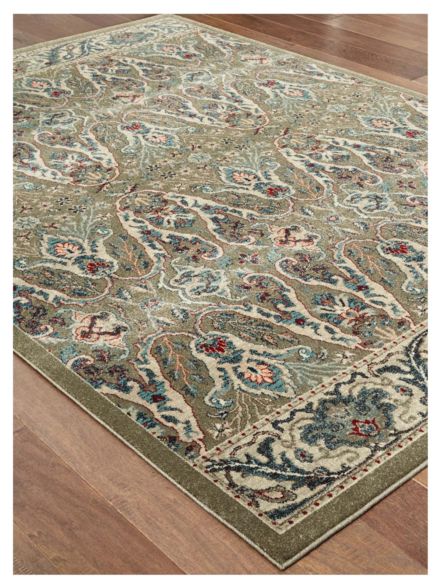 Oriental Weavers RALEIGH 655Q5 Brown Ivory Casual Machinemade Rug