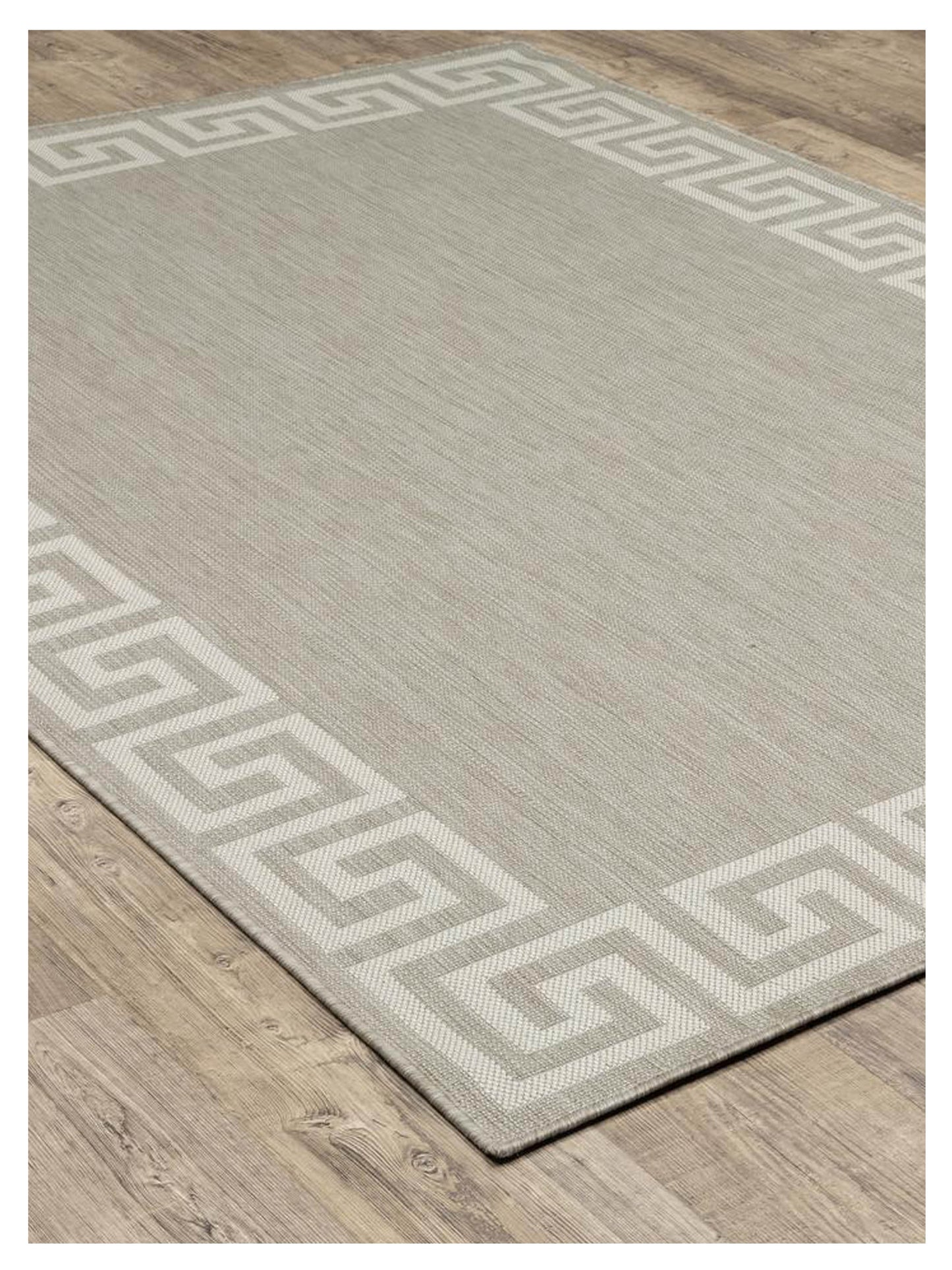 Oriental Weavers PORTOFINO 6560D Grey Ivory Outdoor Machinemade Rug