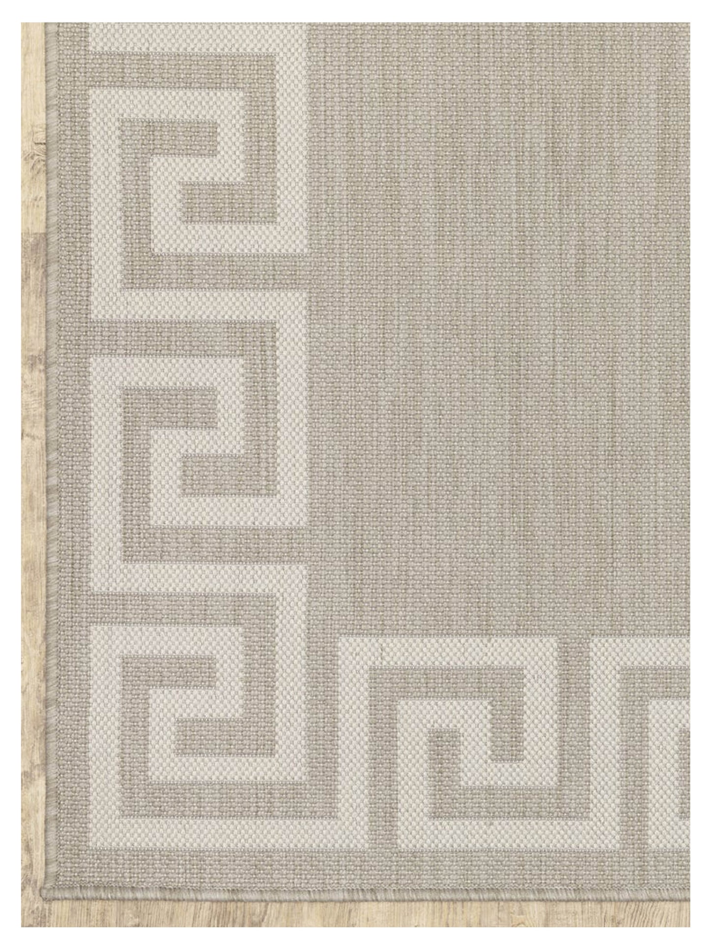 Oriental Weavers PORTOFINO 6560D Grey Ivory Outdoor Machinemade Rug