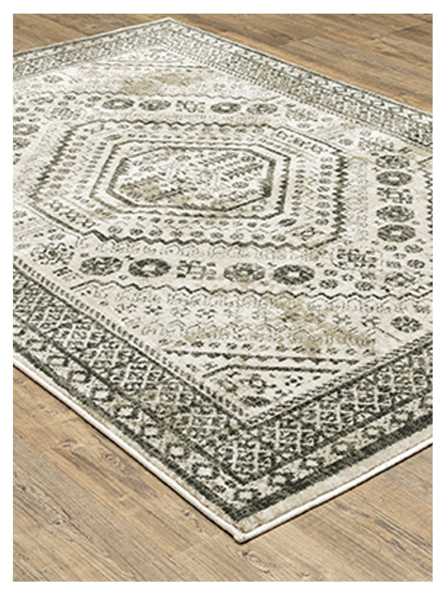 Oriental Weavers GEORGIA 659C0 Ivory Grey Traditional Machinemade Rug