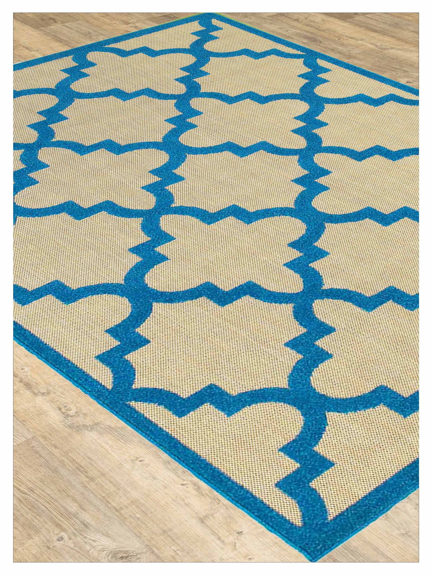 Oriental Weavers CAYMAN 660L9 Sand Blue Outdoor Machinemade Rug