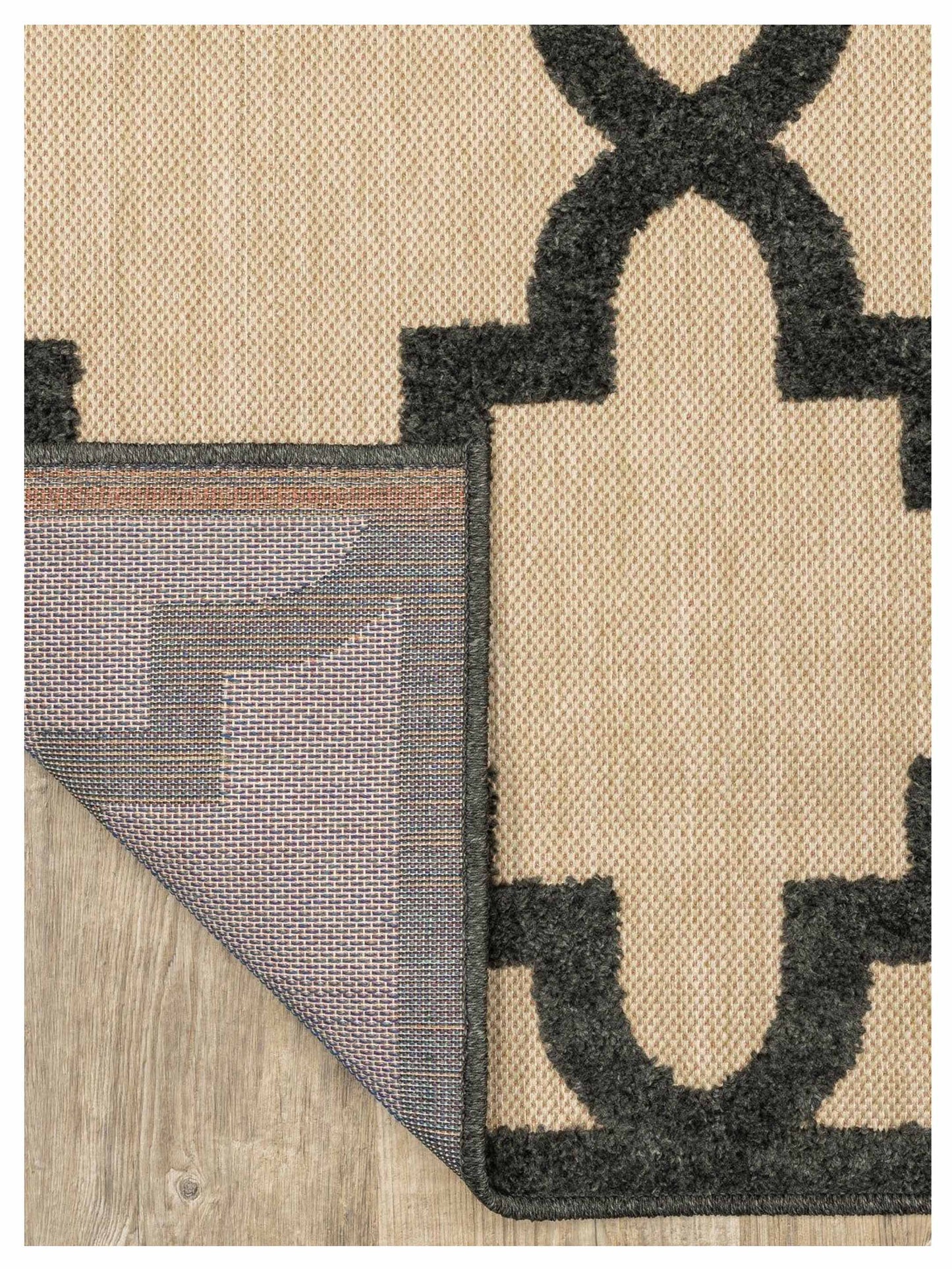 Oriental Weavers CAYMAN 660N9 Sand Charcoal Outdoor Machinemade Rug