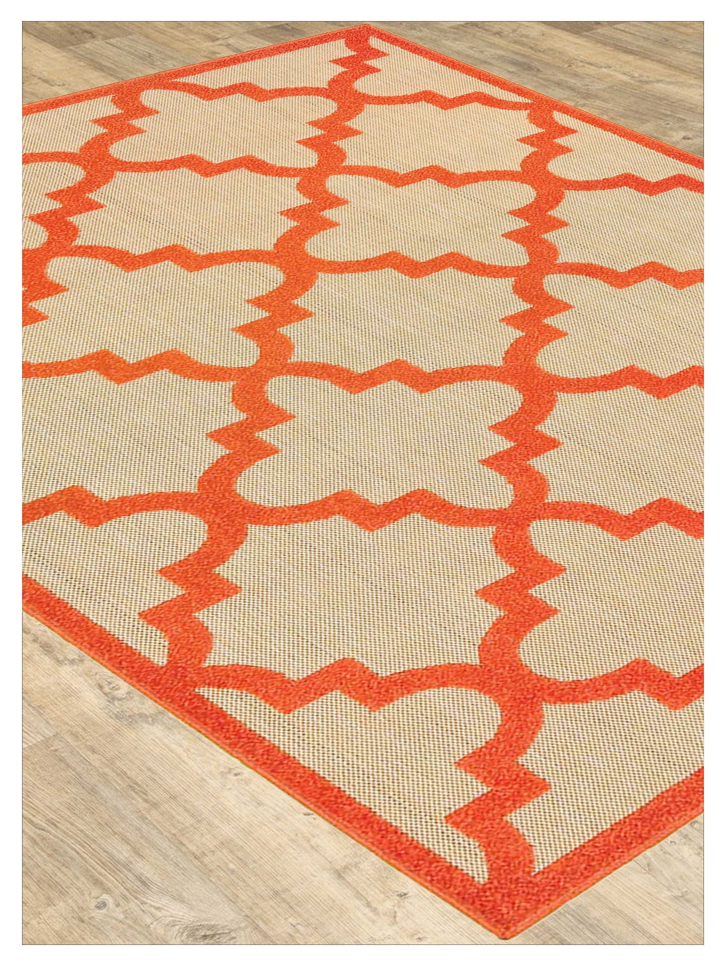 Oriental Weavers CAYMAN 660O9 Sand Orange Outdoor Machinemade Rug