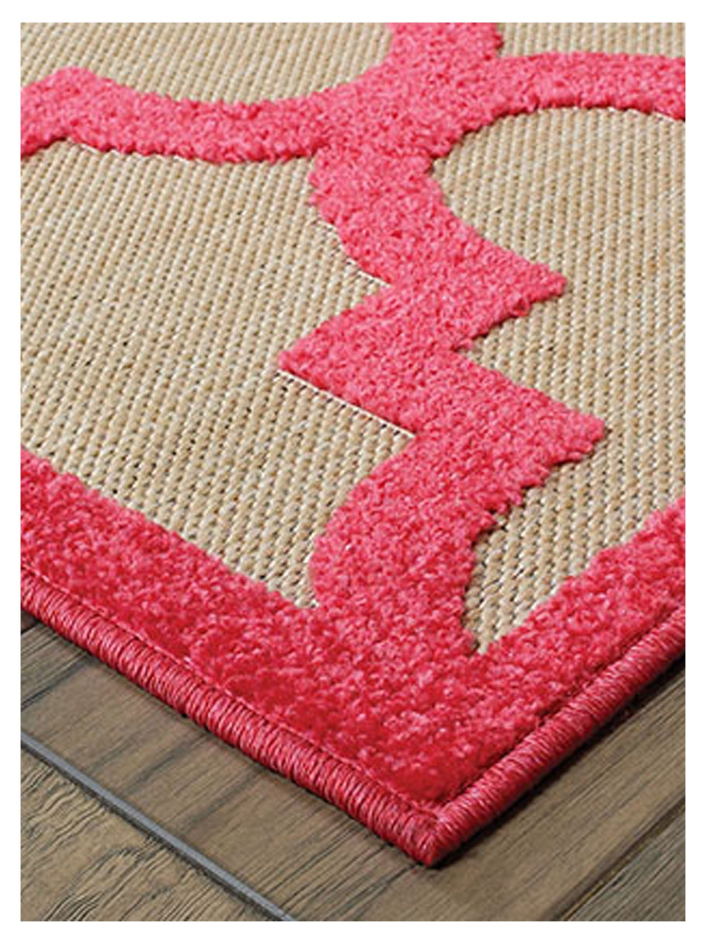 Oriental Weavers CAYMAN 660P9 Sand Pink Outdoor Machinemade Rug