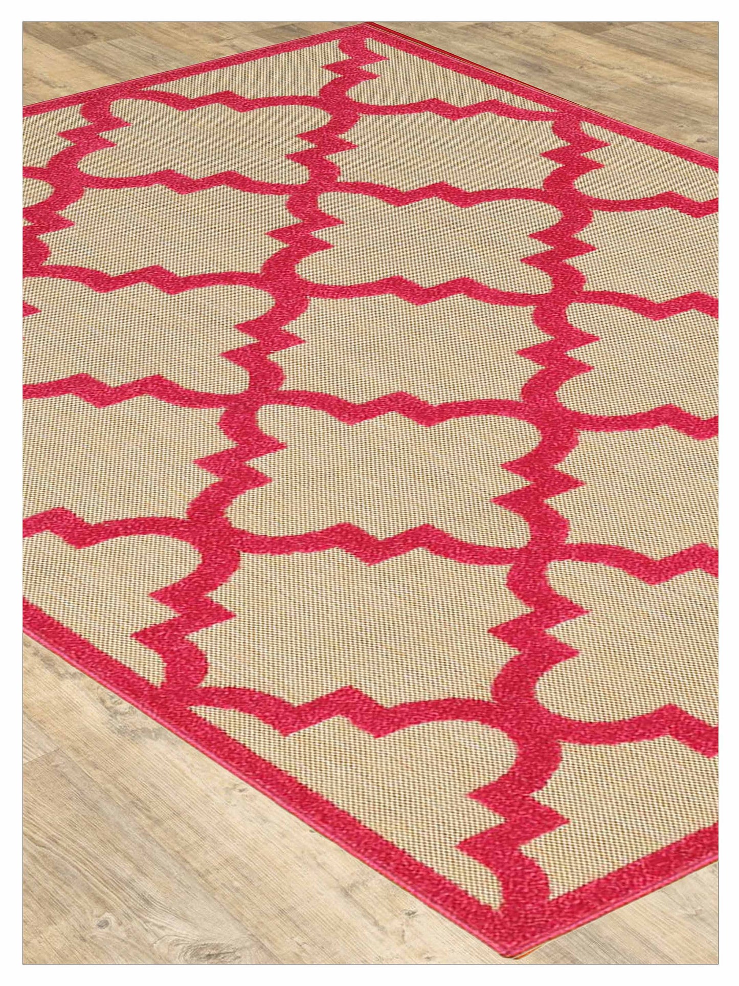 Oriental Weavers CAYMAN 660P9 Sand Pink Outdoor Machinemade Rug