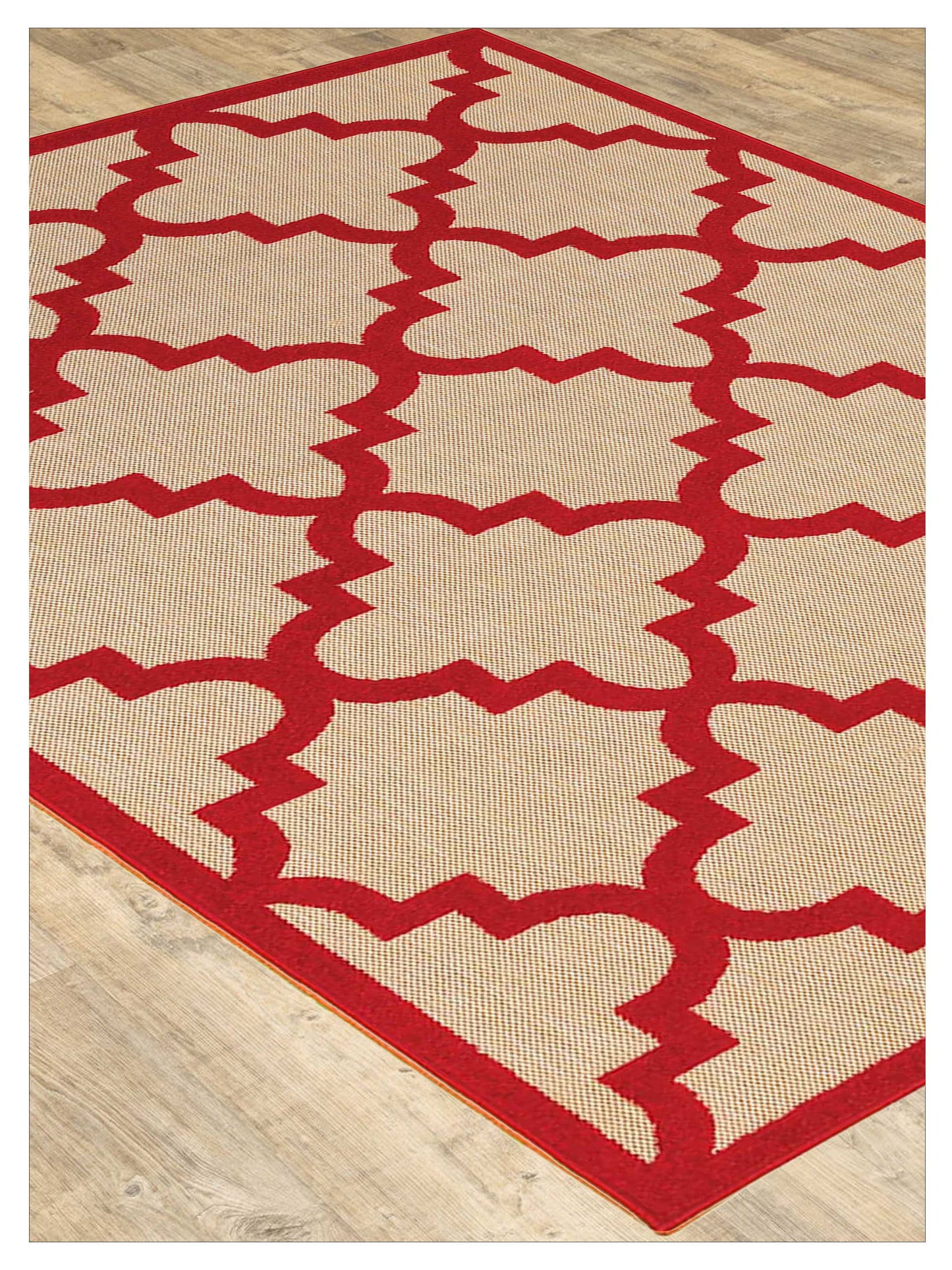 Oriental Weavers CAYMAN 660R9 Sand Red Outdoor Machinemade Rug