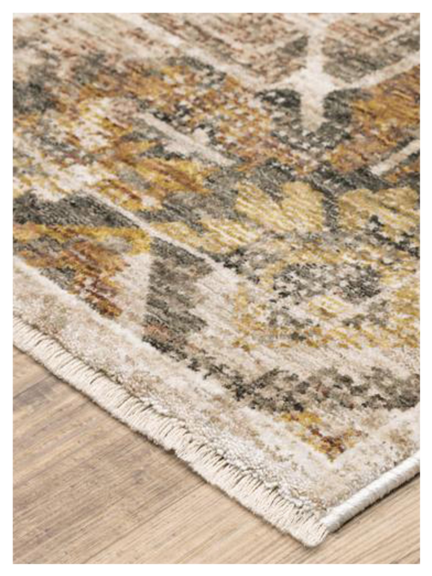 Oriental Weavers Maharaja 661C1 Gold Brown Casual Machinemade Rug