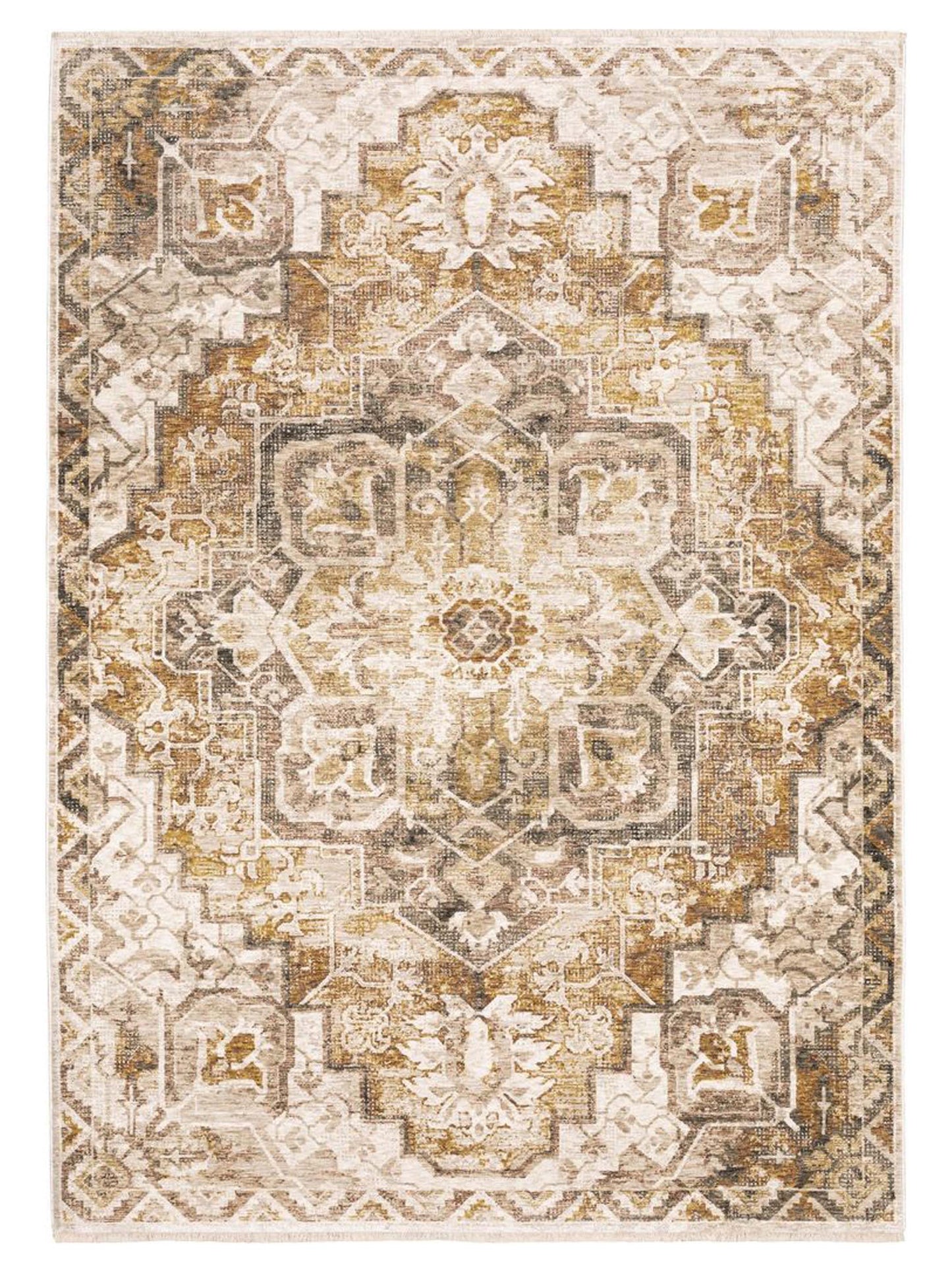 Oriental Weavers Maharaja 661C1 Gold Casual Machinemade Rug