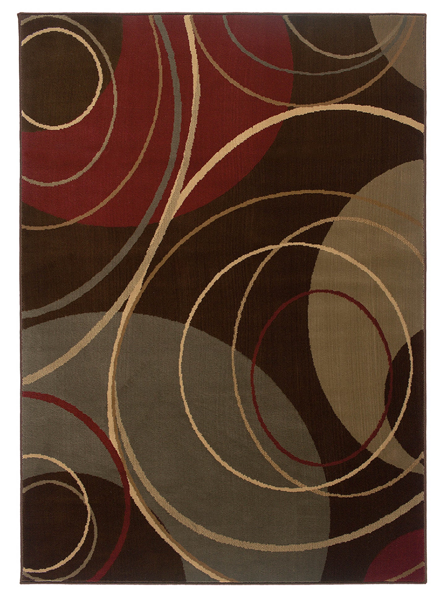 Oriental Weavers Amelia 662K6 Brown Contemporary Machinemade Rug