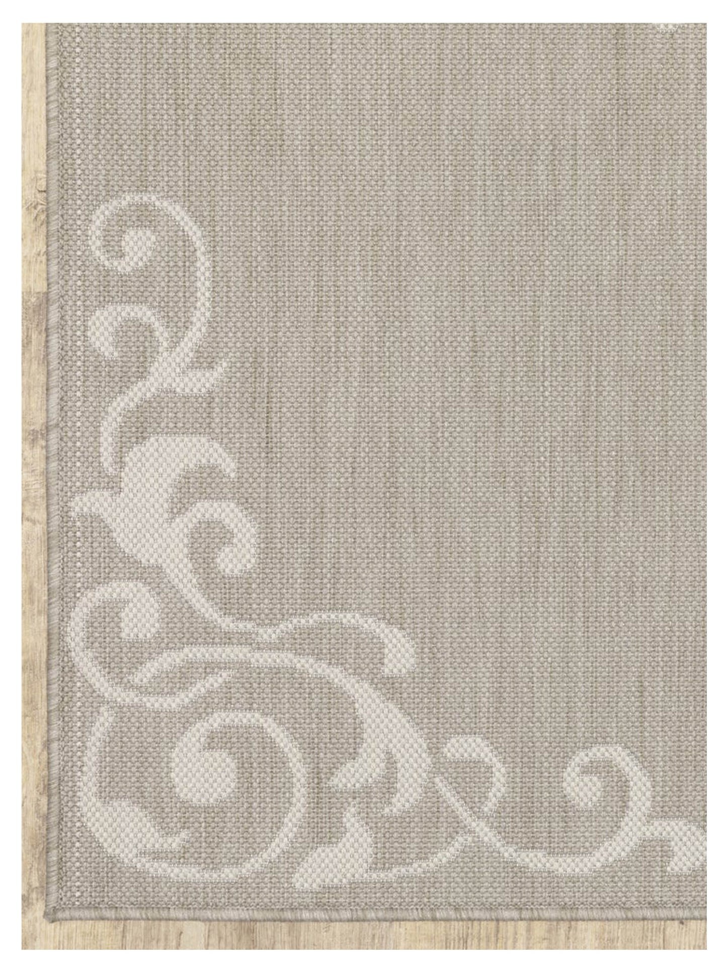 Oriental Weavers PORTOFINO 6649W Grey Ivory Outdoor Machinemade Rug