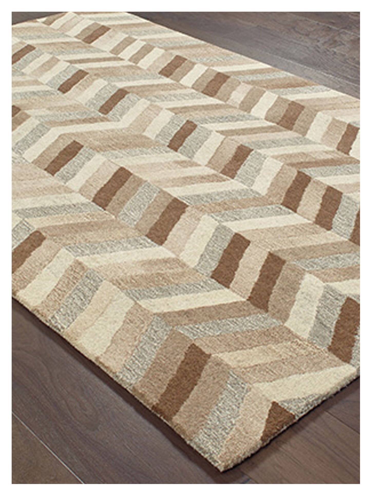 Oriental Weavers INFUSED 67005 Beige Grey Casual Tufted Rug