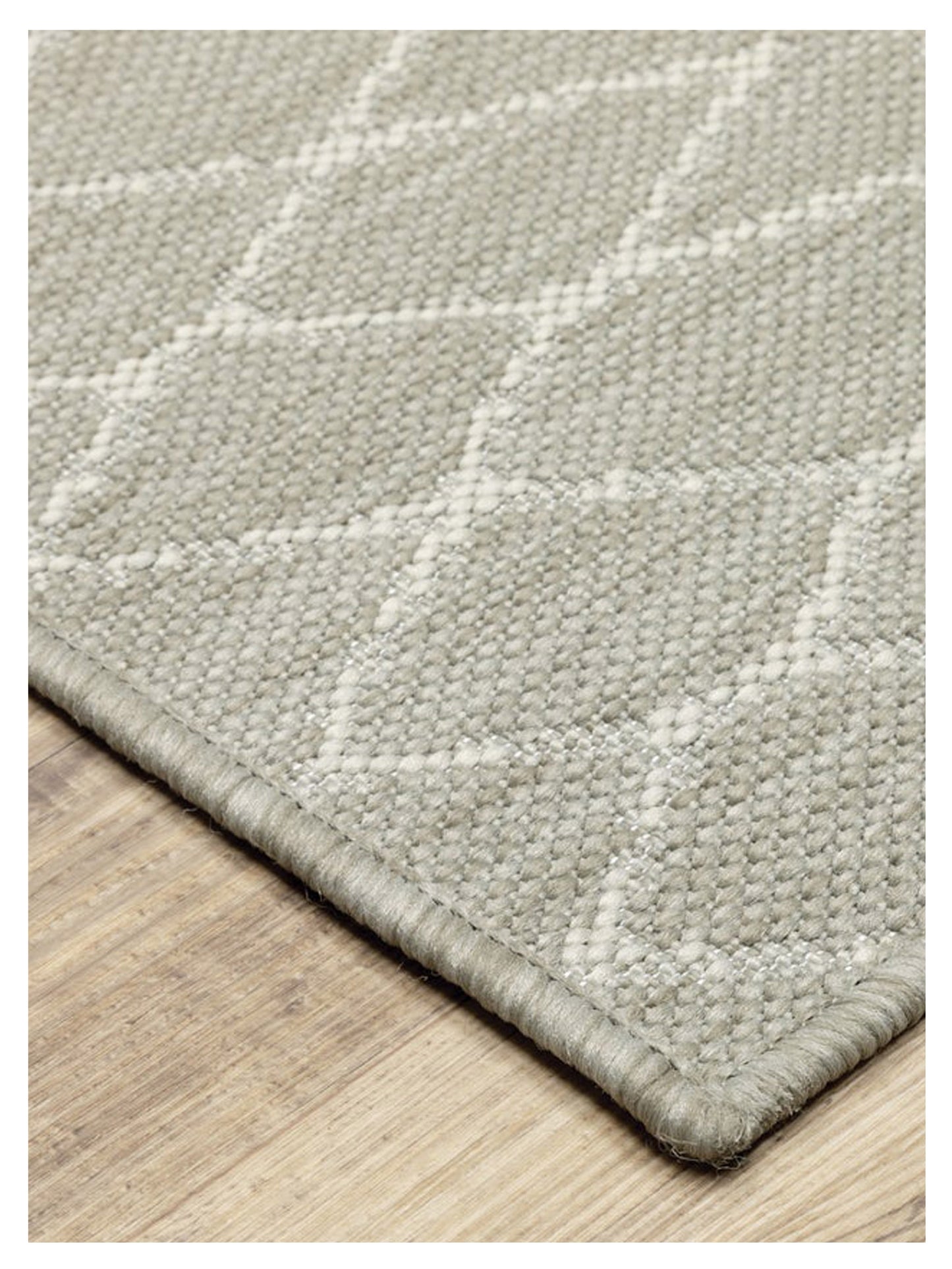 Oriental Weavers PORTOFINO 670H4 Grey Ivory Outdoor Machinemade Rug