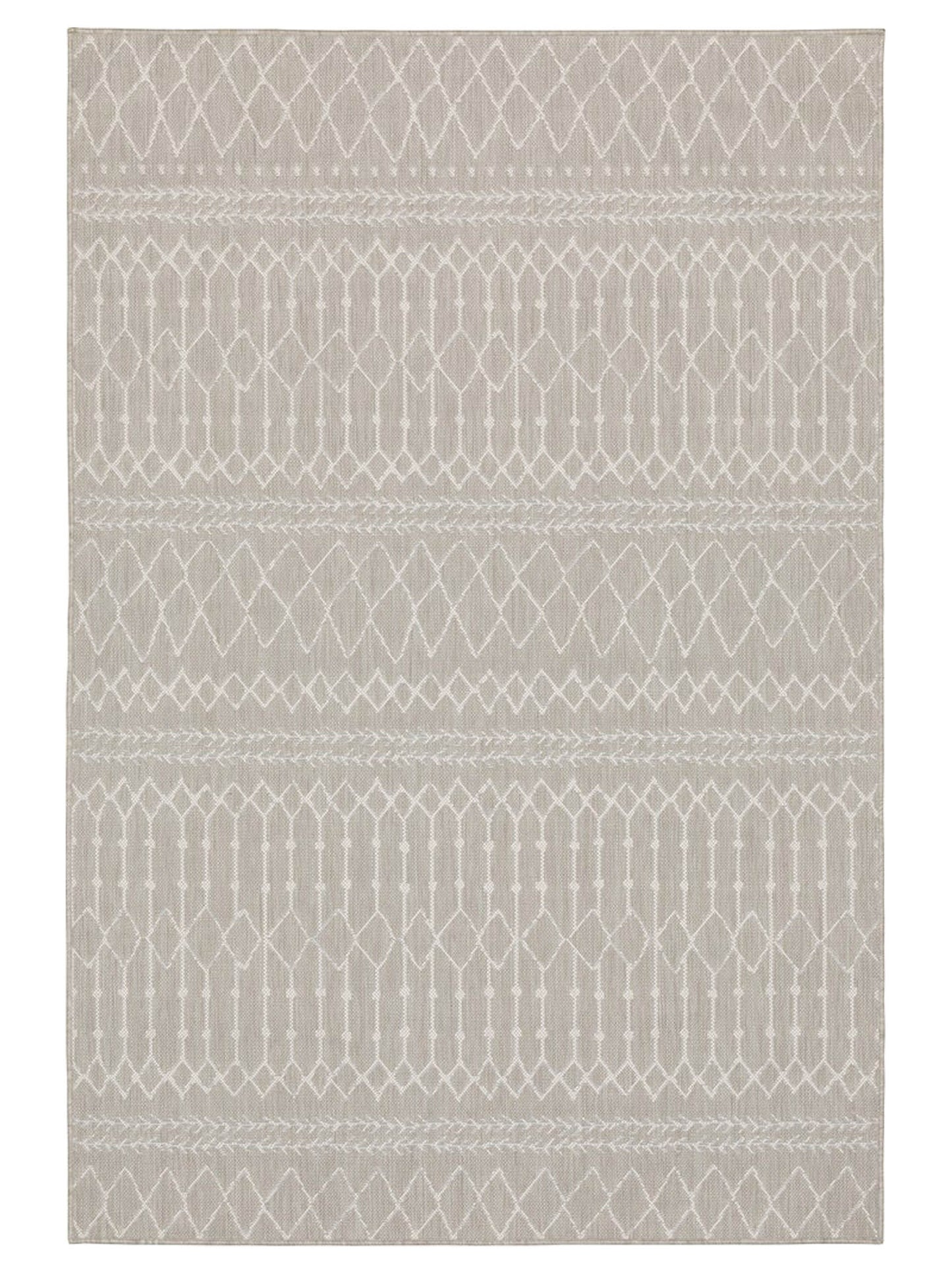 Oriental Weavers PORTOFINO 670H4 Grey Outdoor Machinemade Rug