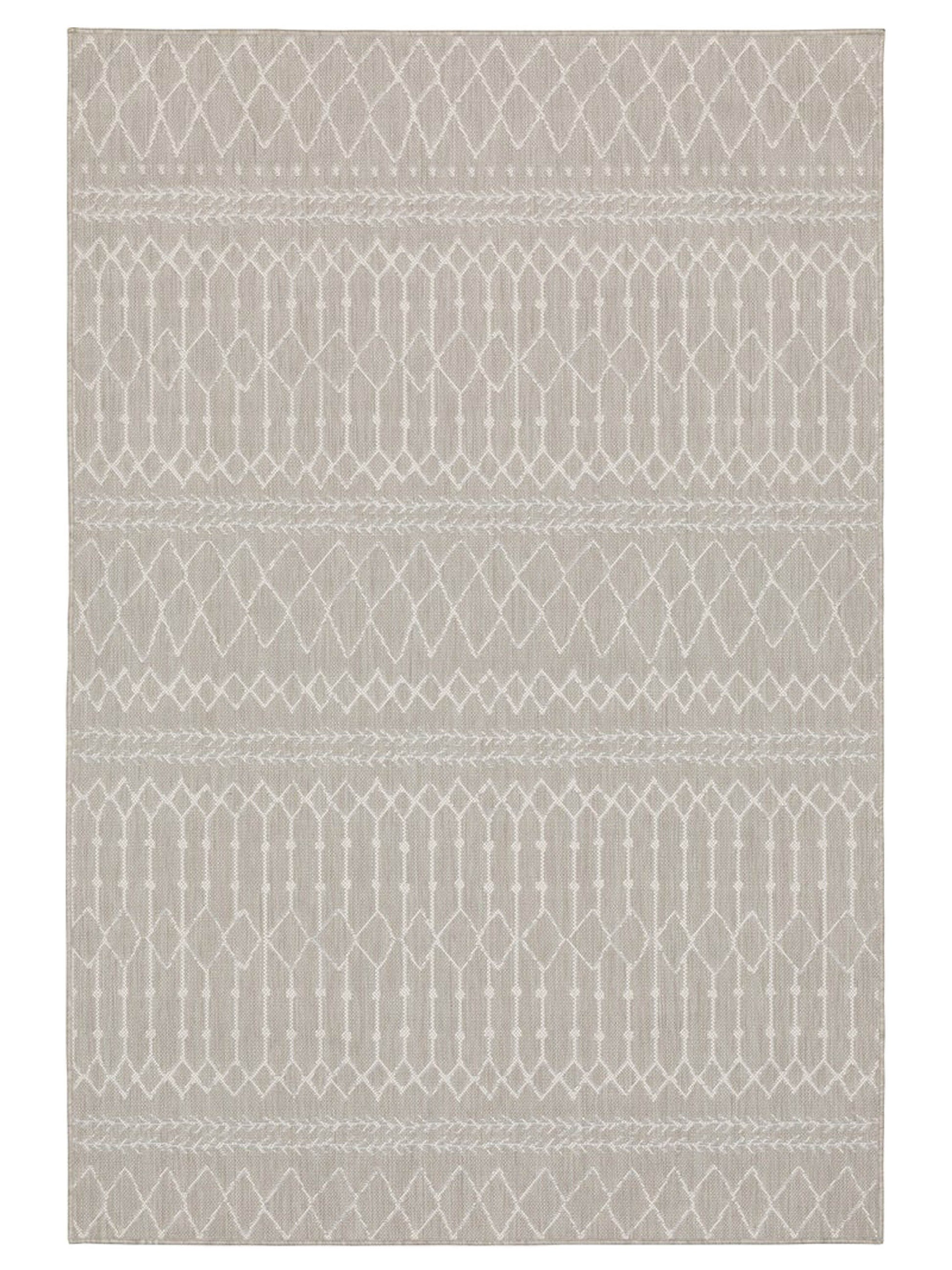 Oriental Weavers PORTOFINO 670H4 Grey Outdoor Machinemade Rug