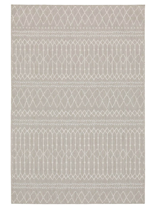 Oriental Weavers PORTOFINO 670H4 Grey Outdoor Machinemade Rug