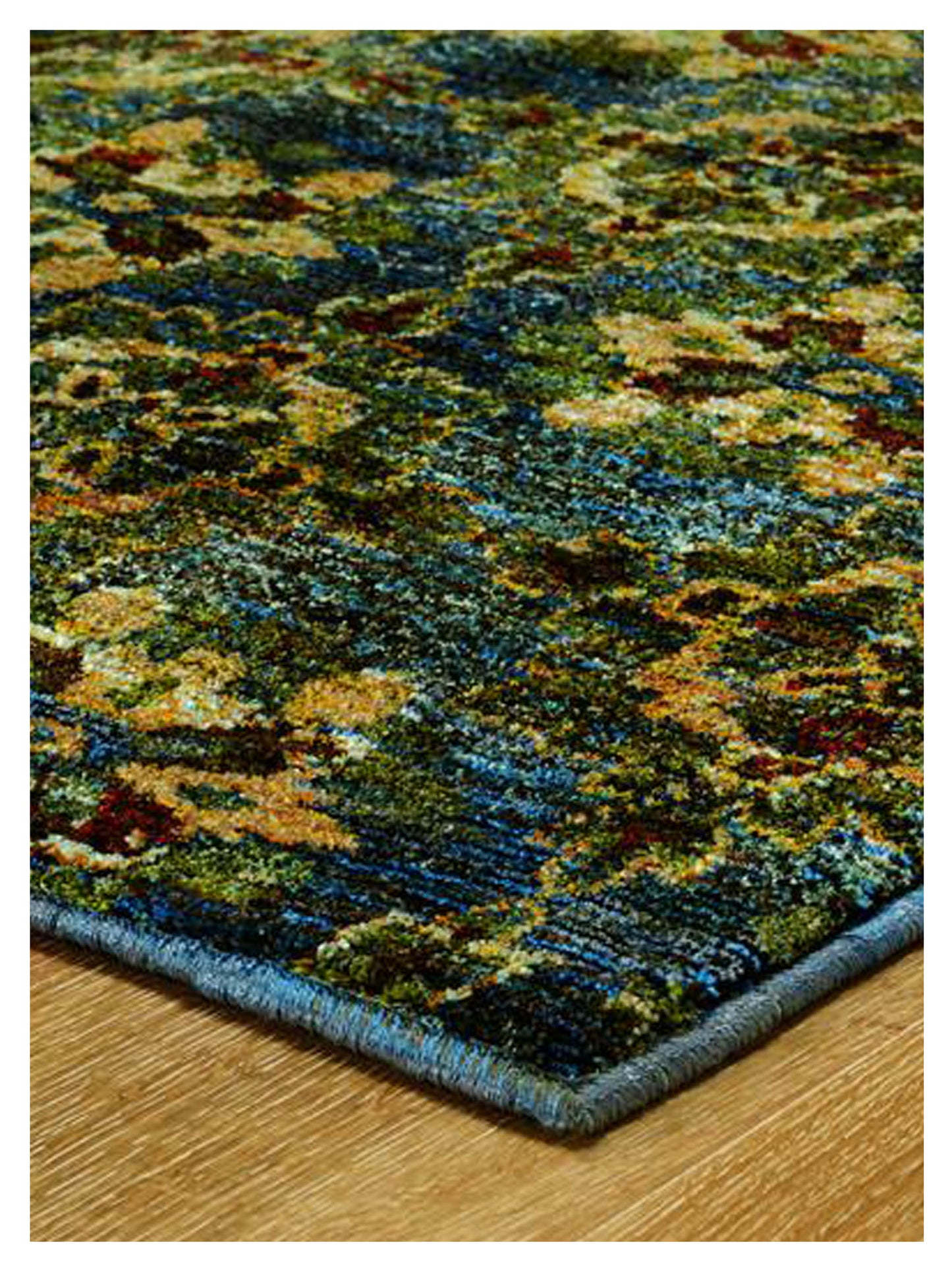 Oriental Weavers ANDORRA 6883C Blue Gold Casual Machinemade Rug