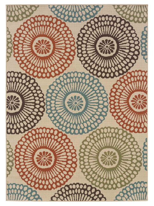 Oriental Weavers MONTEGO 697J6 Beige Outdoor Machinemade Rug