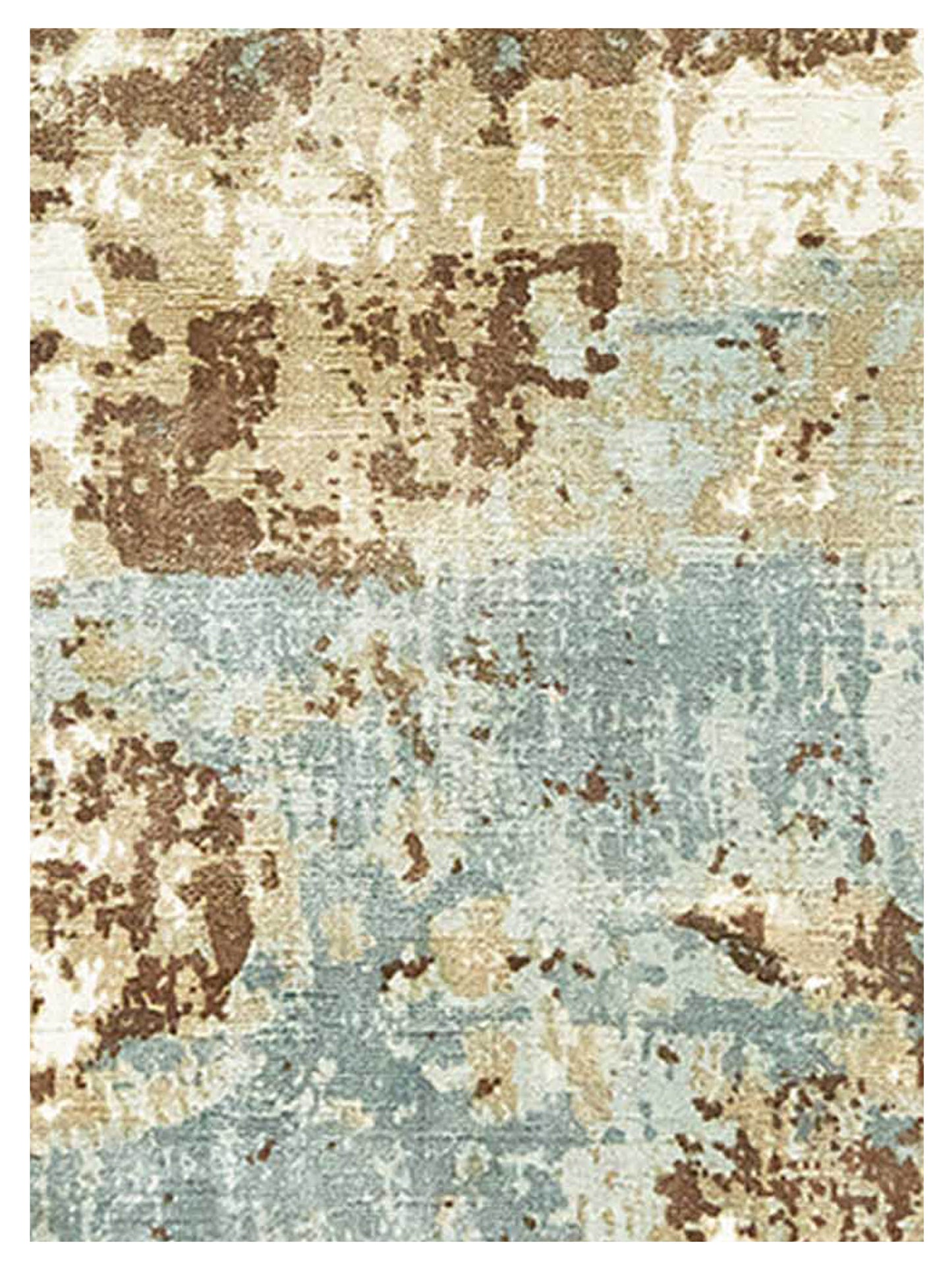 Oriental Weavers FORMATIONS 70001 Blue Brown Casual Loom Rug