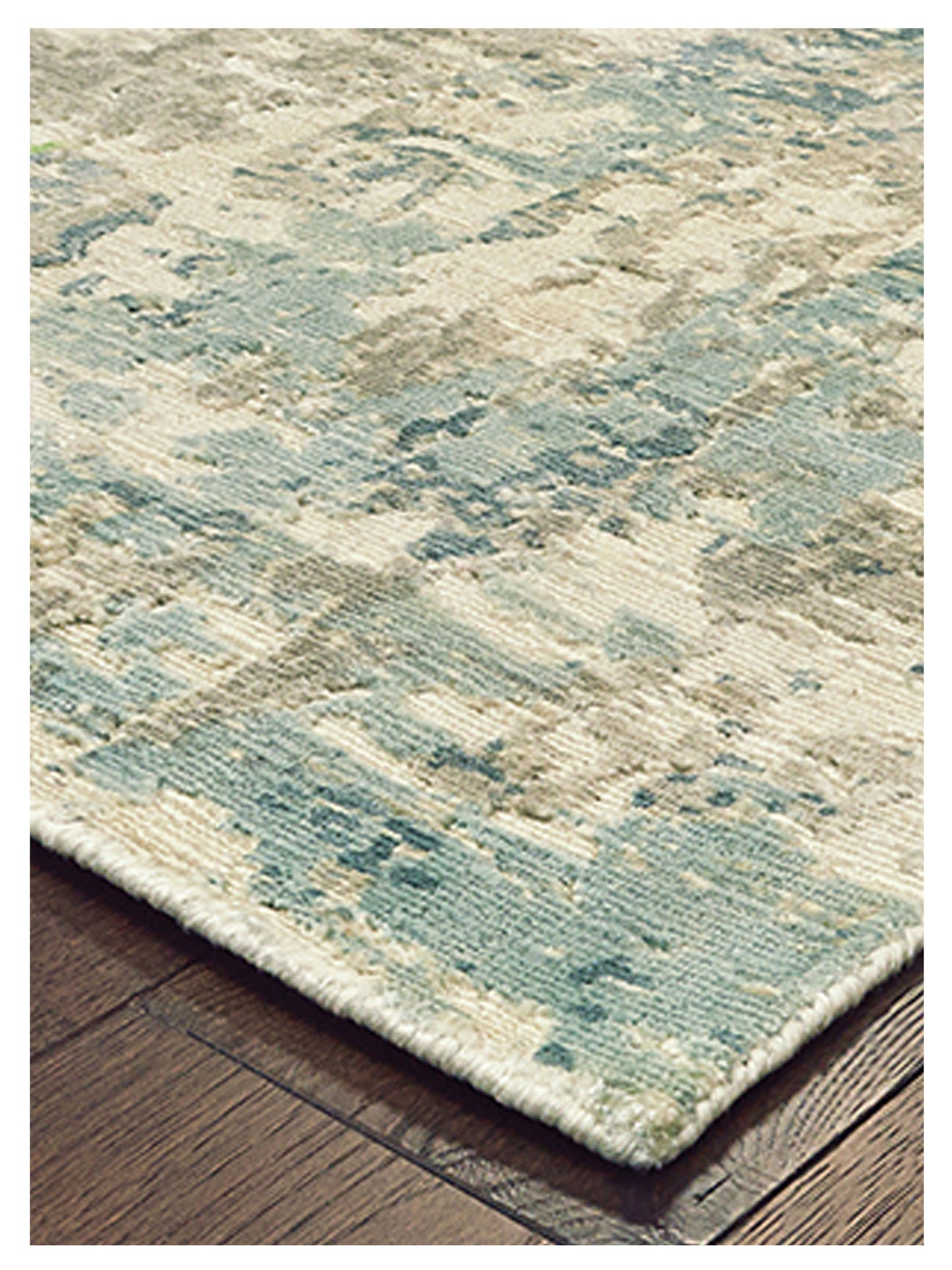 Oriental Weavers FORMATIONS 70007 Blue Green Casual Loom Rug