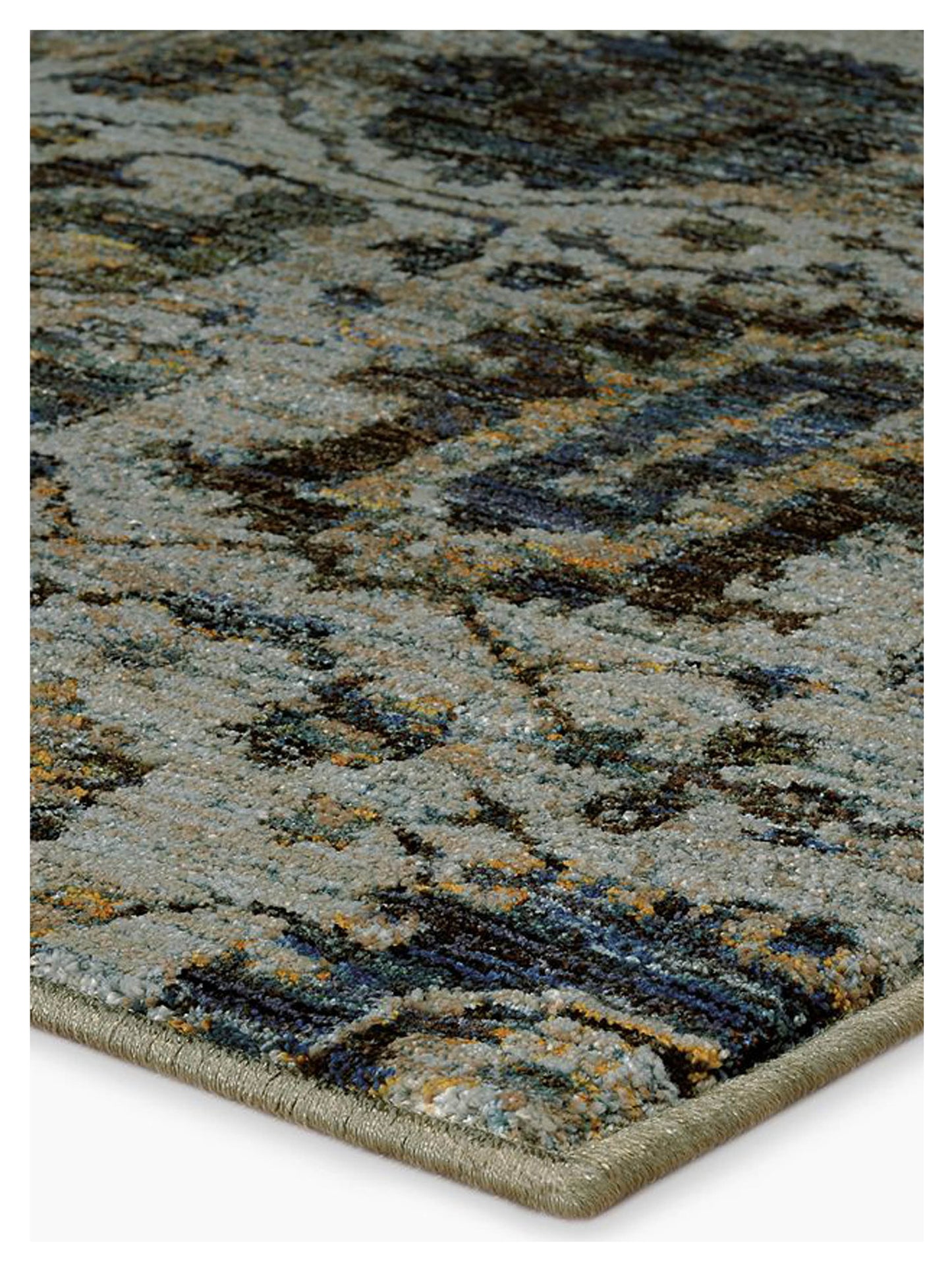 Oriental Weavers ANDORRA 7120A Blue Navy Casual Machinemade Rug