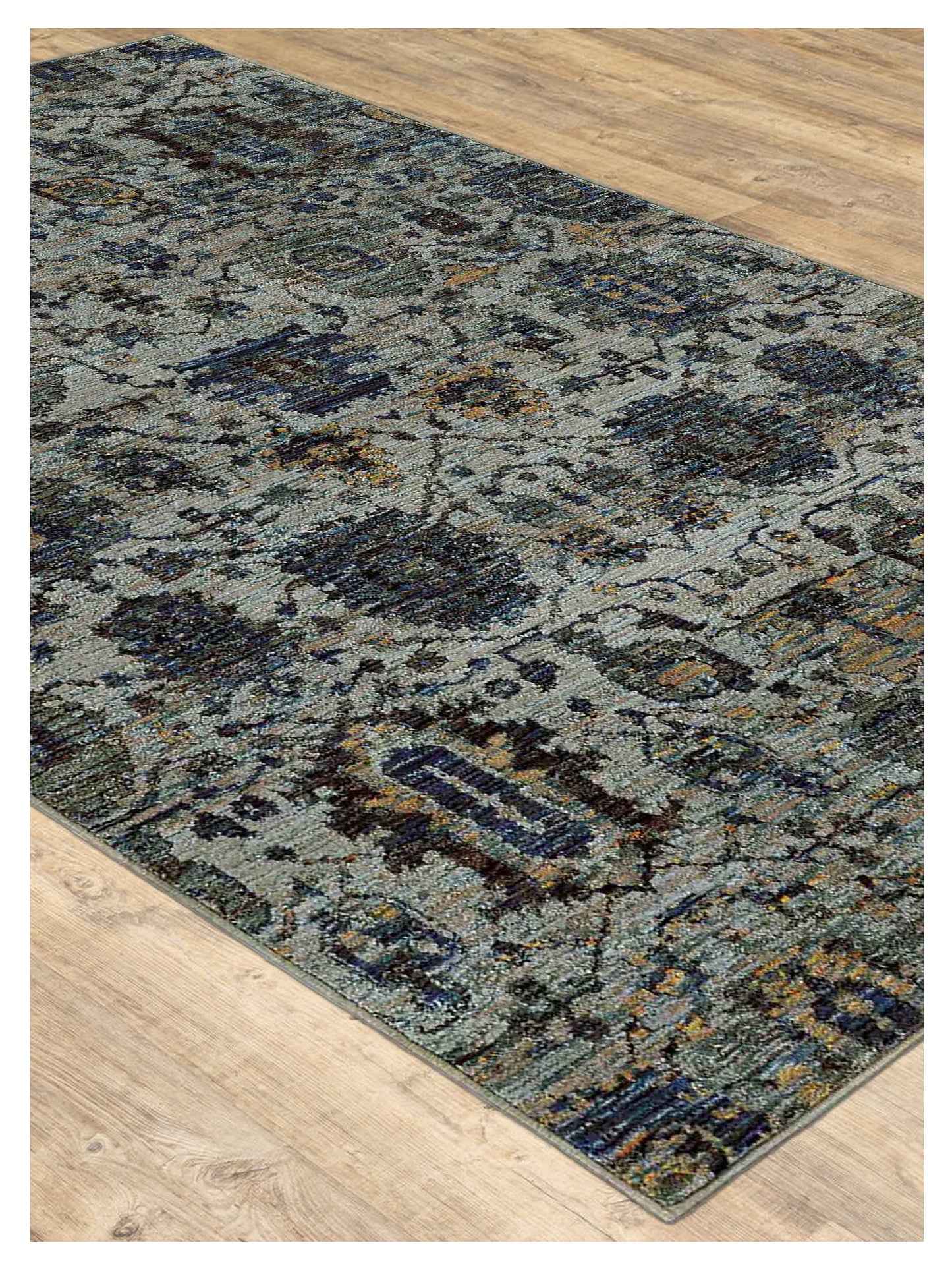 Oriental Weavers ANDORRA 7120A Blue Navy Casual Machinemade Rug