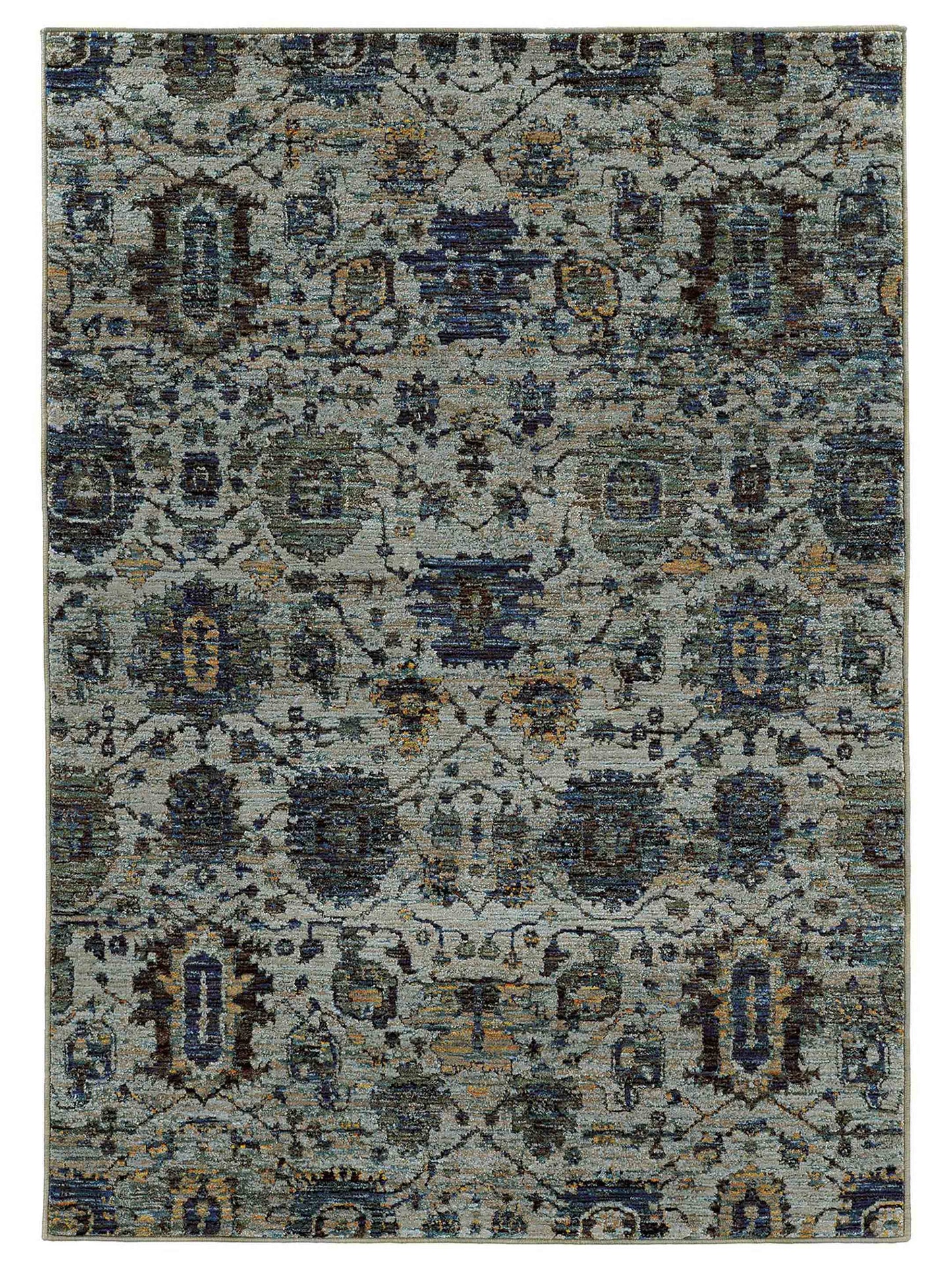 Oriental Weavers ANDORRA 7120A Blue Casual Machinemade Rug