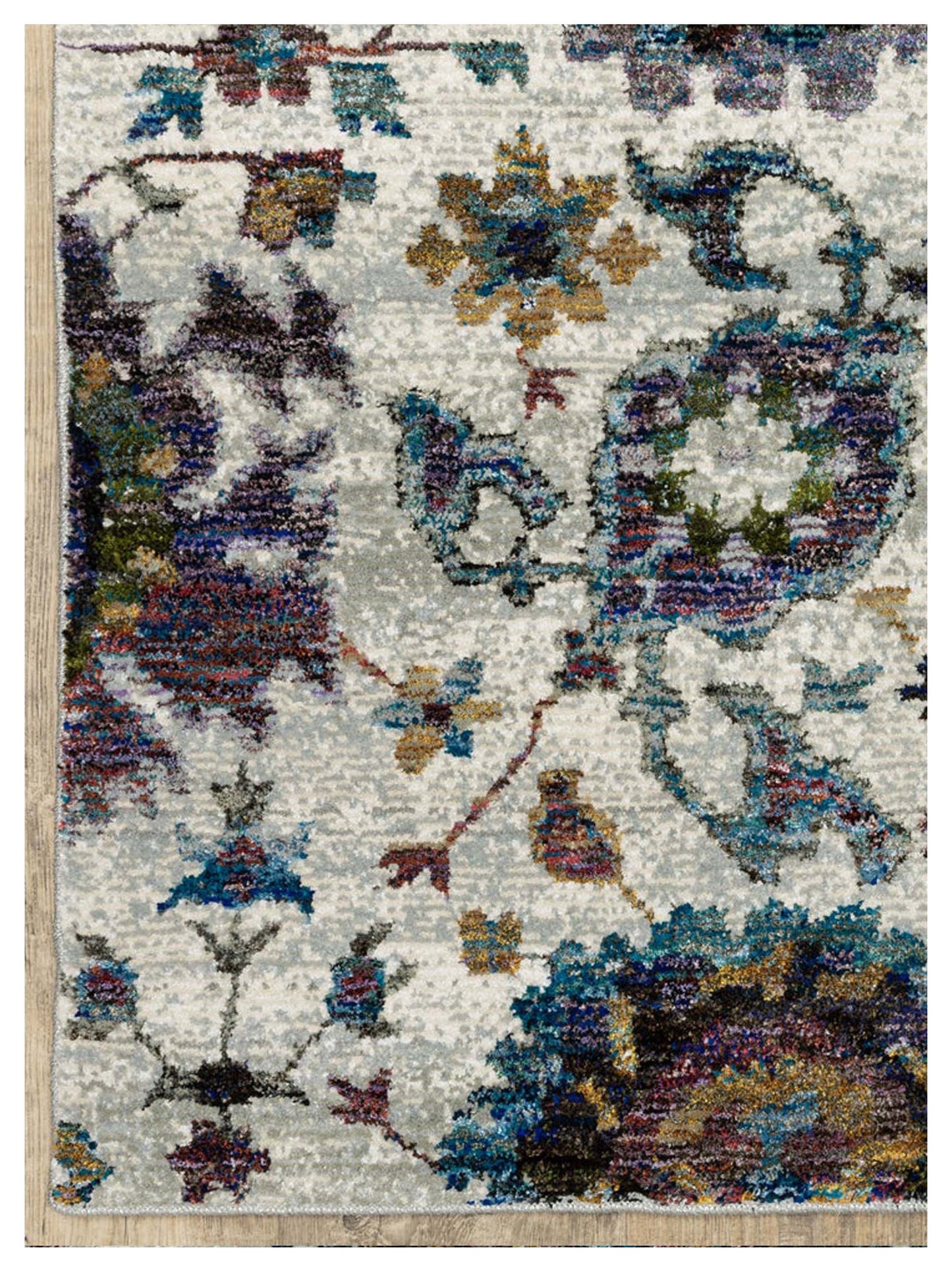 Oriental Weavers ANDORRA 7129A Stone Multi Casual Machinemade Rug