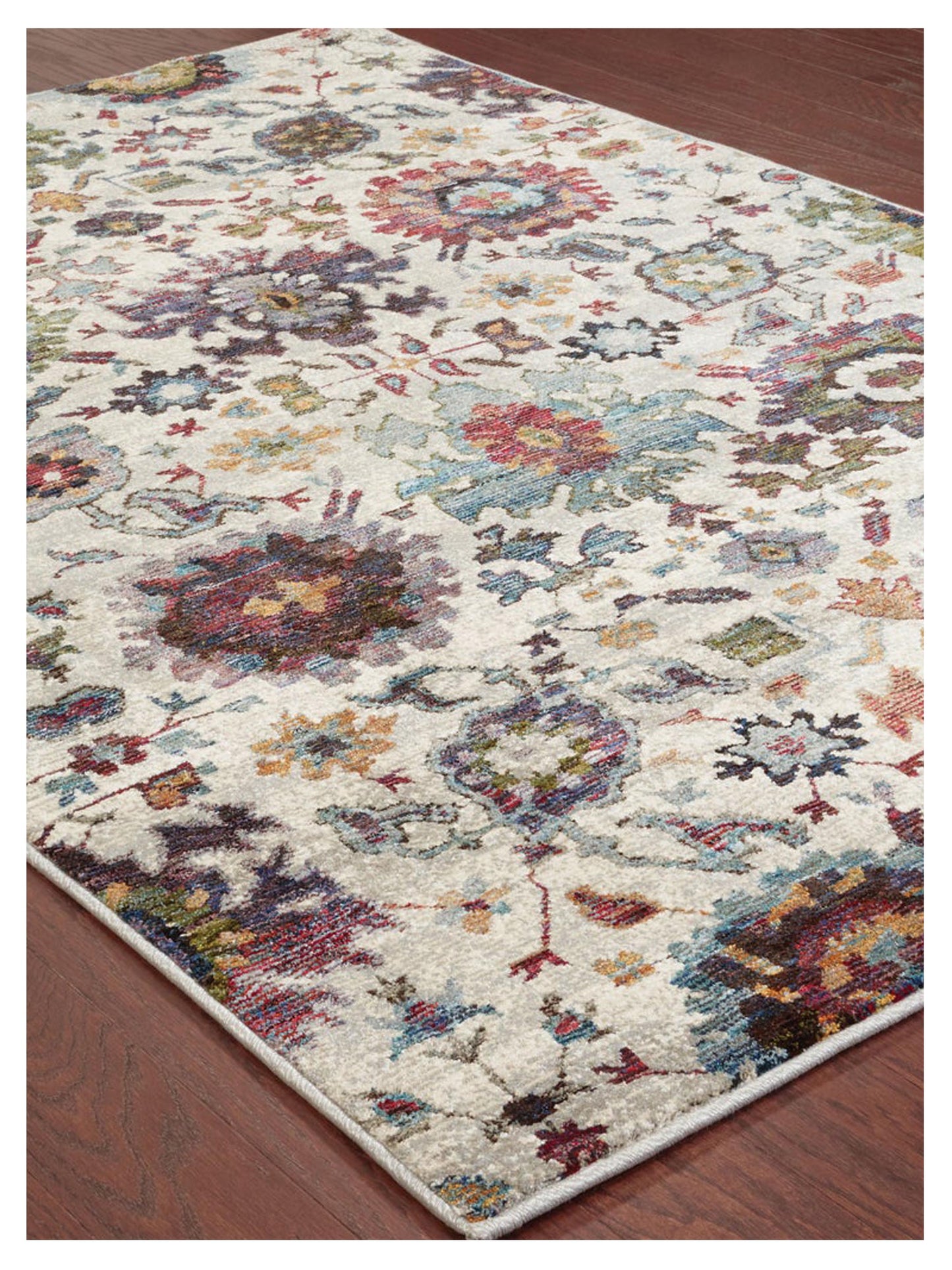 Oriental Weavers ANDORRA 7129A Stone Multi Casual Machinemade Rug