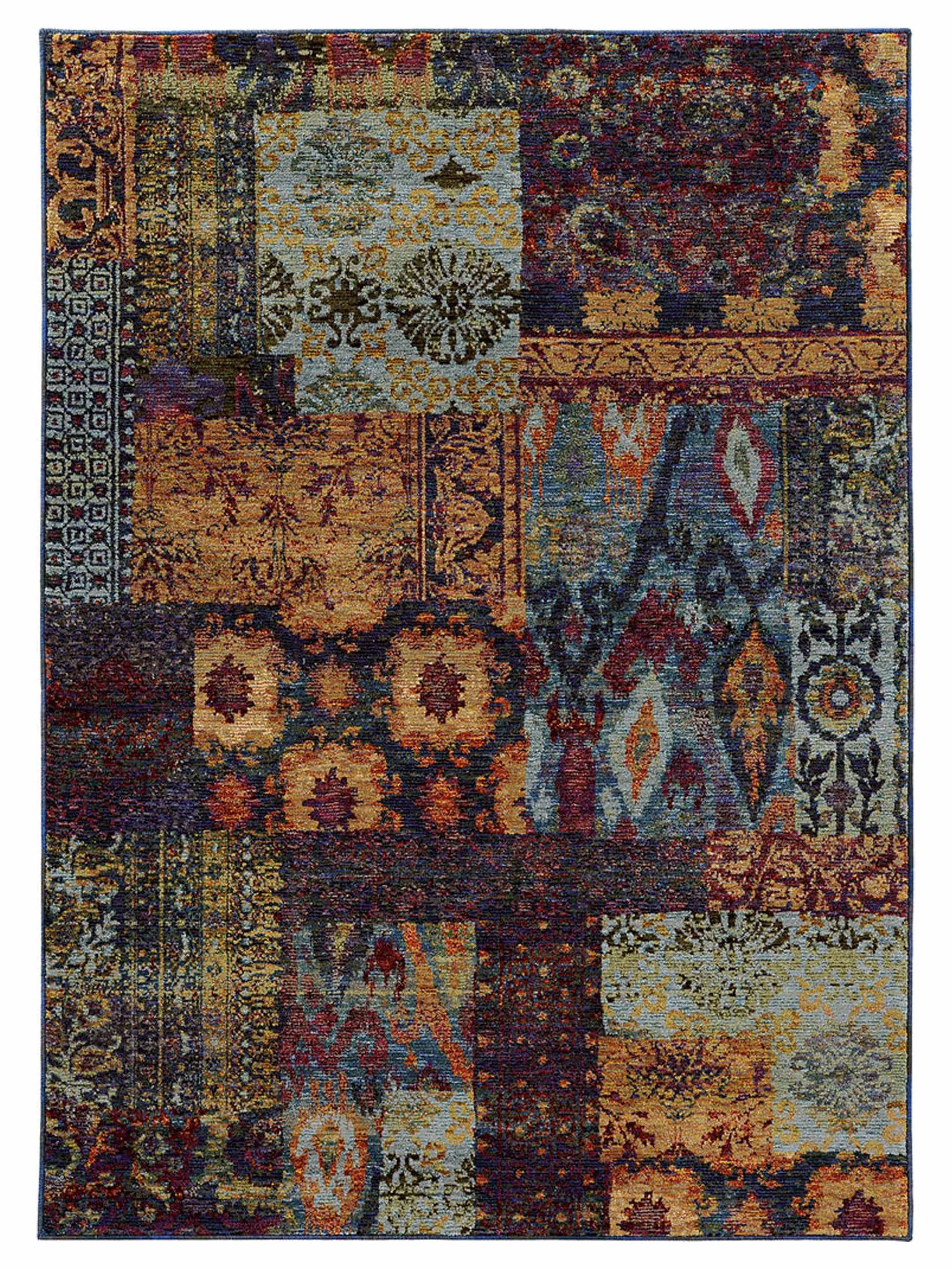 Oriental Weavers ANDORRA 7137A Multi Casual Machinemade Rug