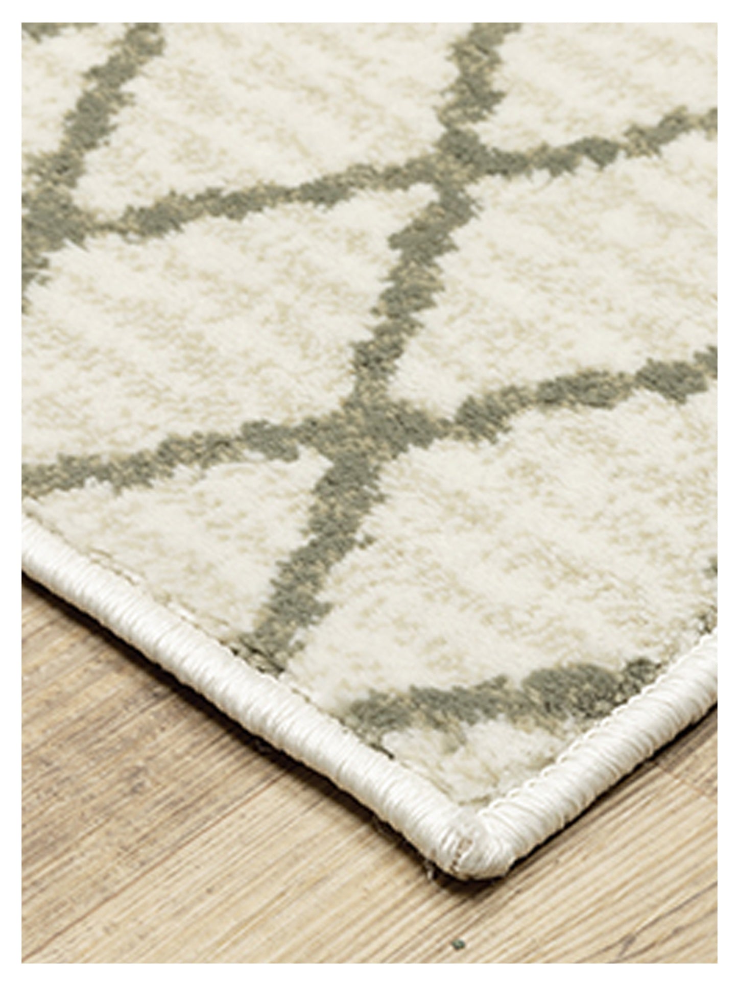 Oriental Weavers GEORGIA 717B0 Ivory Grey Casual Machinemade Rug