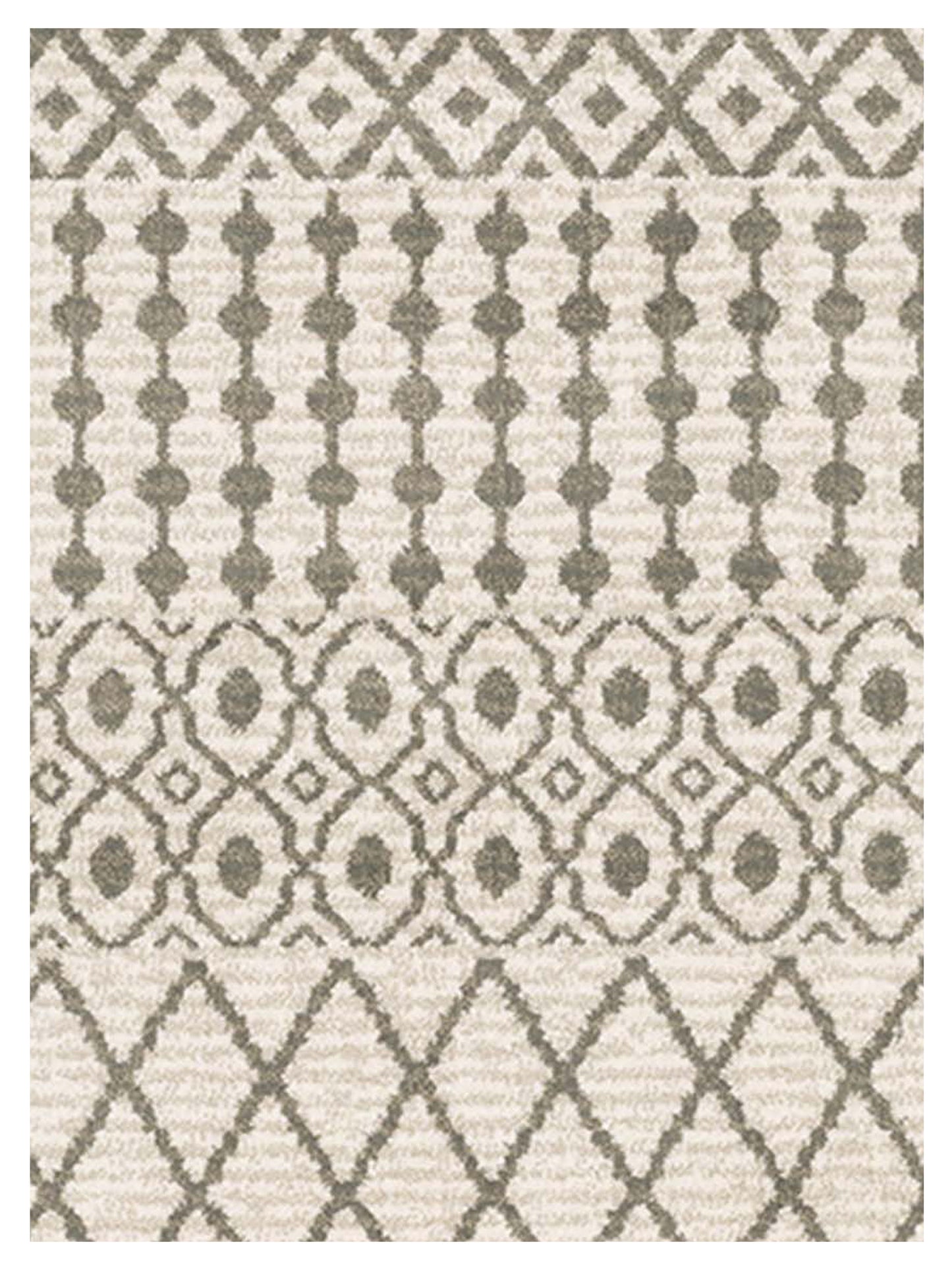 Oriental Weavers GEORGIA 717B0 Ivory Grey Casual Machinemade Rug